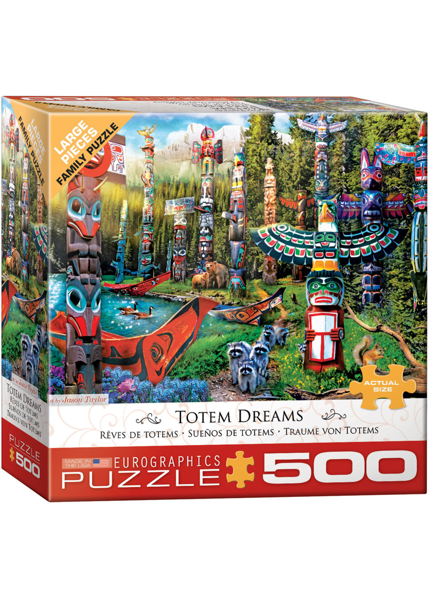 Eurographics Totem Dreams - 500 Piece Puzzle