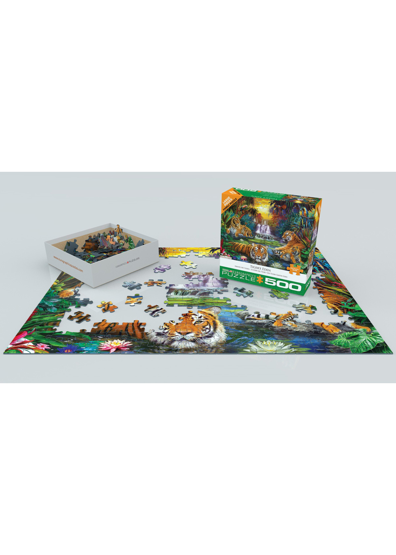 Eurographics Tiger's Eden - 300 Piece Puzzle