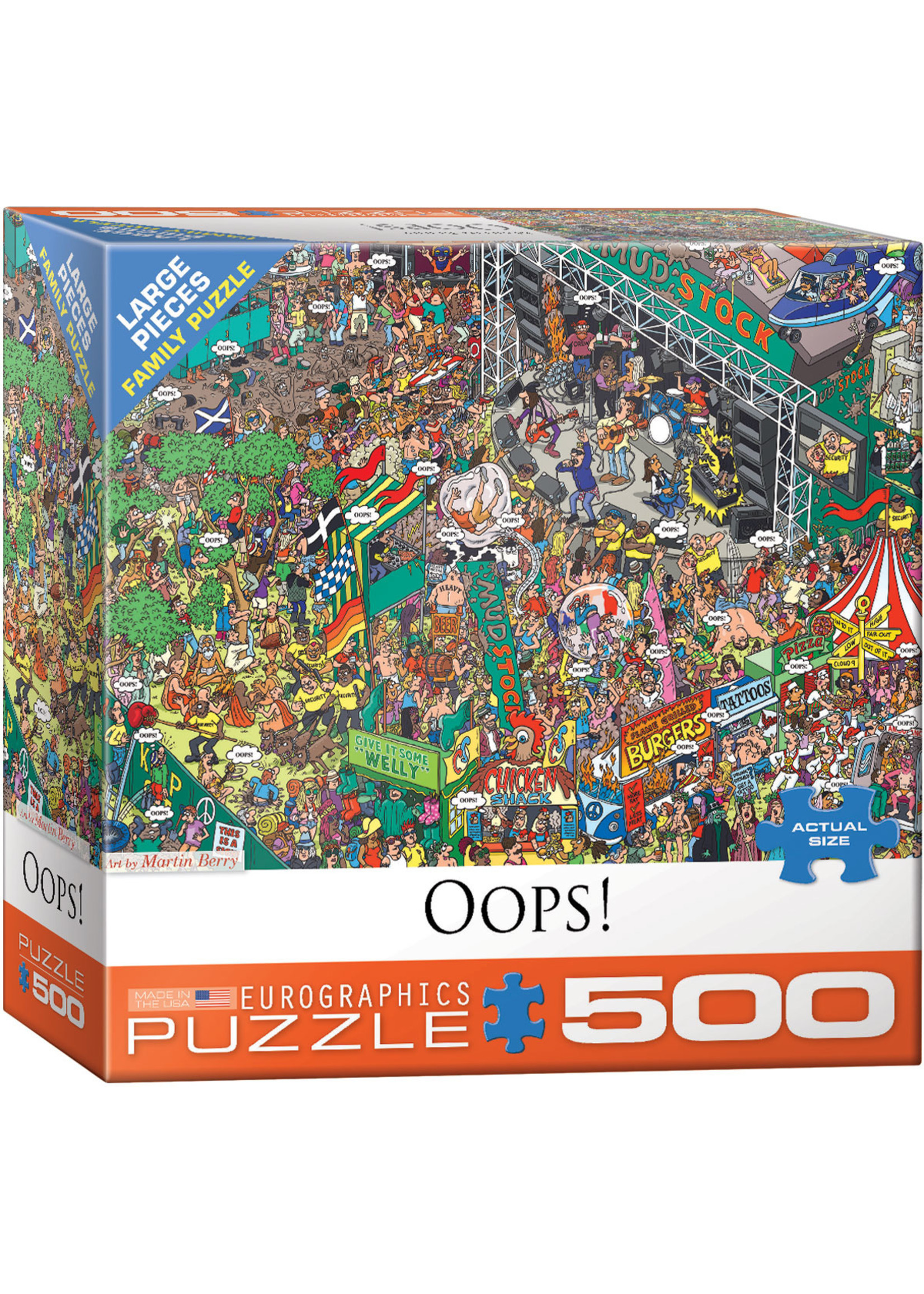 Eurographics Oops! - 500 Piece Puzzle