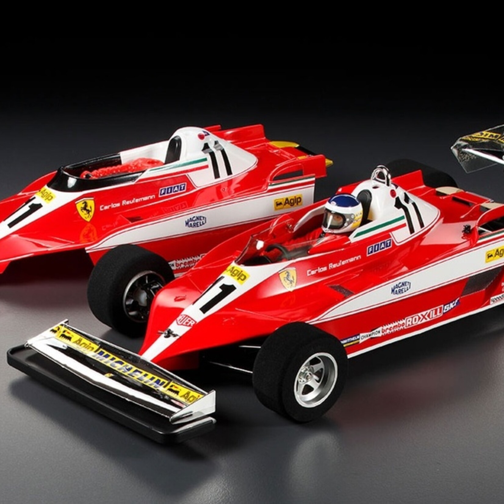 ホビーラジコン TAMIYA FERRARI 312T3 1/10 Tamiya 47374 - 1/10 Ferrari 312T3 - F104W Chassis Kit - Hub