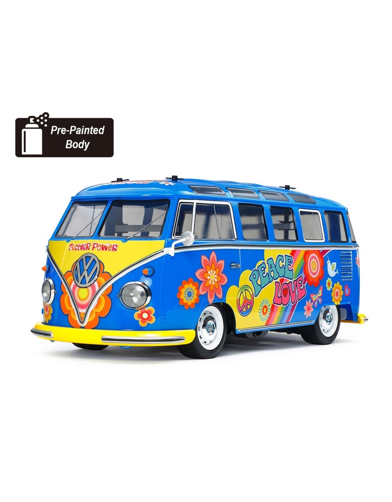 1 10 Volkswagen Type 2 T1 Flower Power M 05 Chassis Kit Hub Hobby