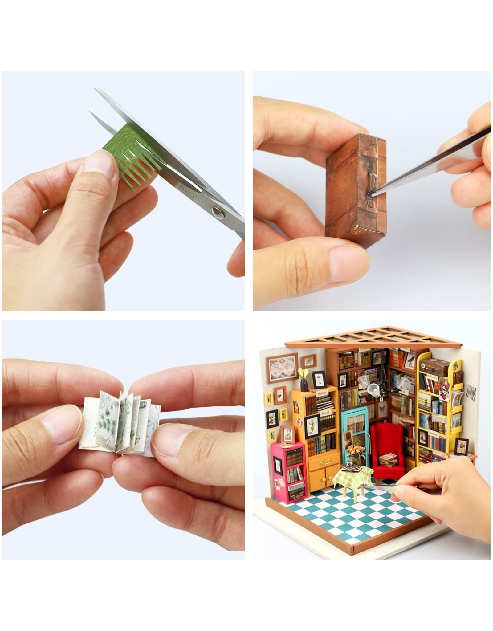 Hands Craft - Sam's Study DIY Miniature - Hub Hobby