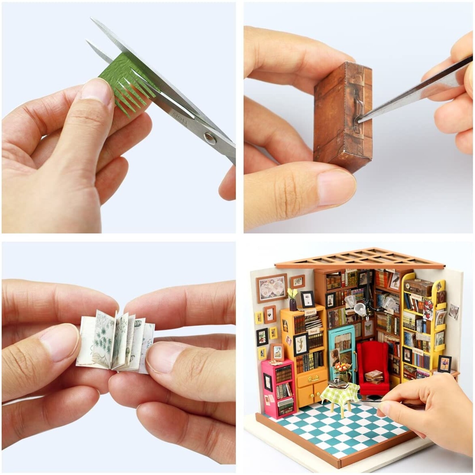 Hands Craft Sam's Study DIY Miniature