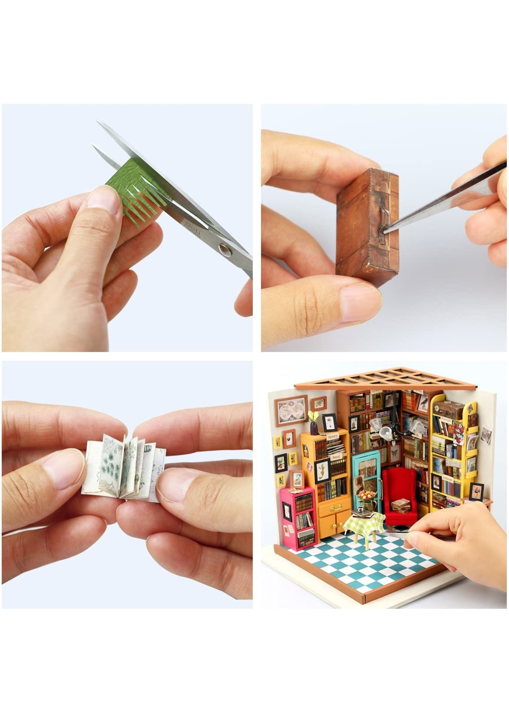 Hands Craft Sam's Study DIY Miniature