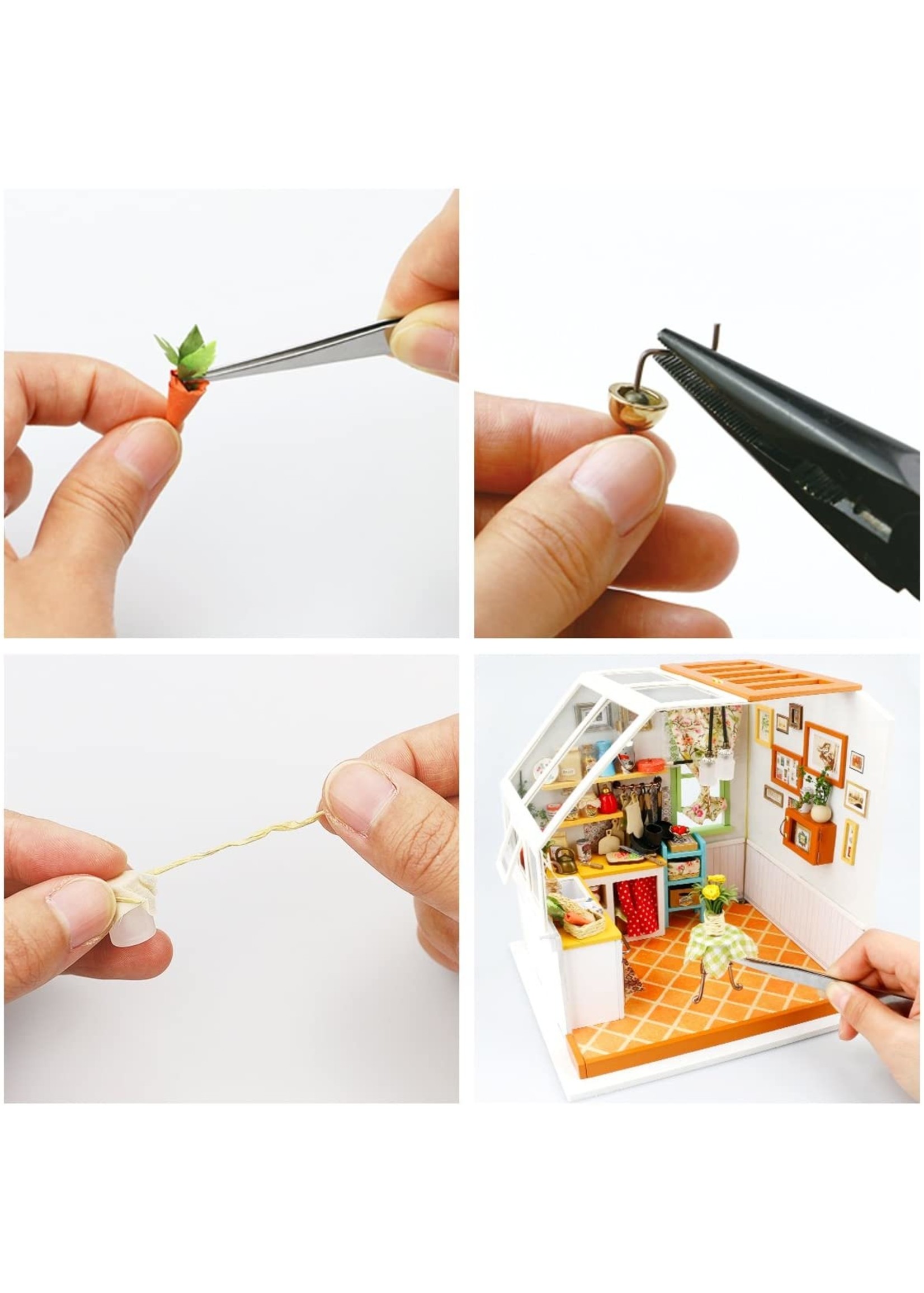 Jason's Kitchen DIY Miniature Dollhouse Kit