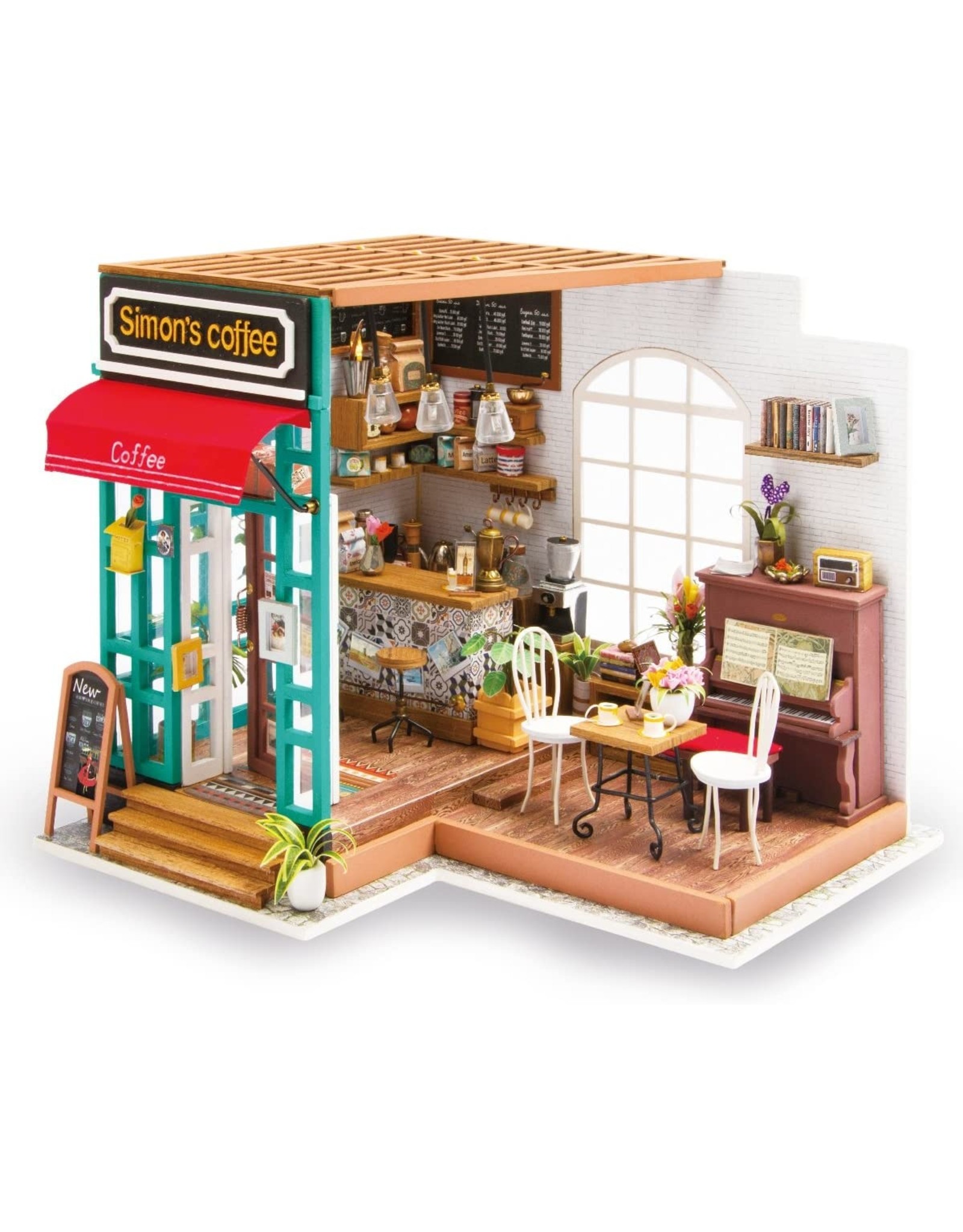 Hands Craft - Simon's Coffee DIY Miniature - Hub Hobby