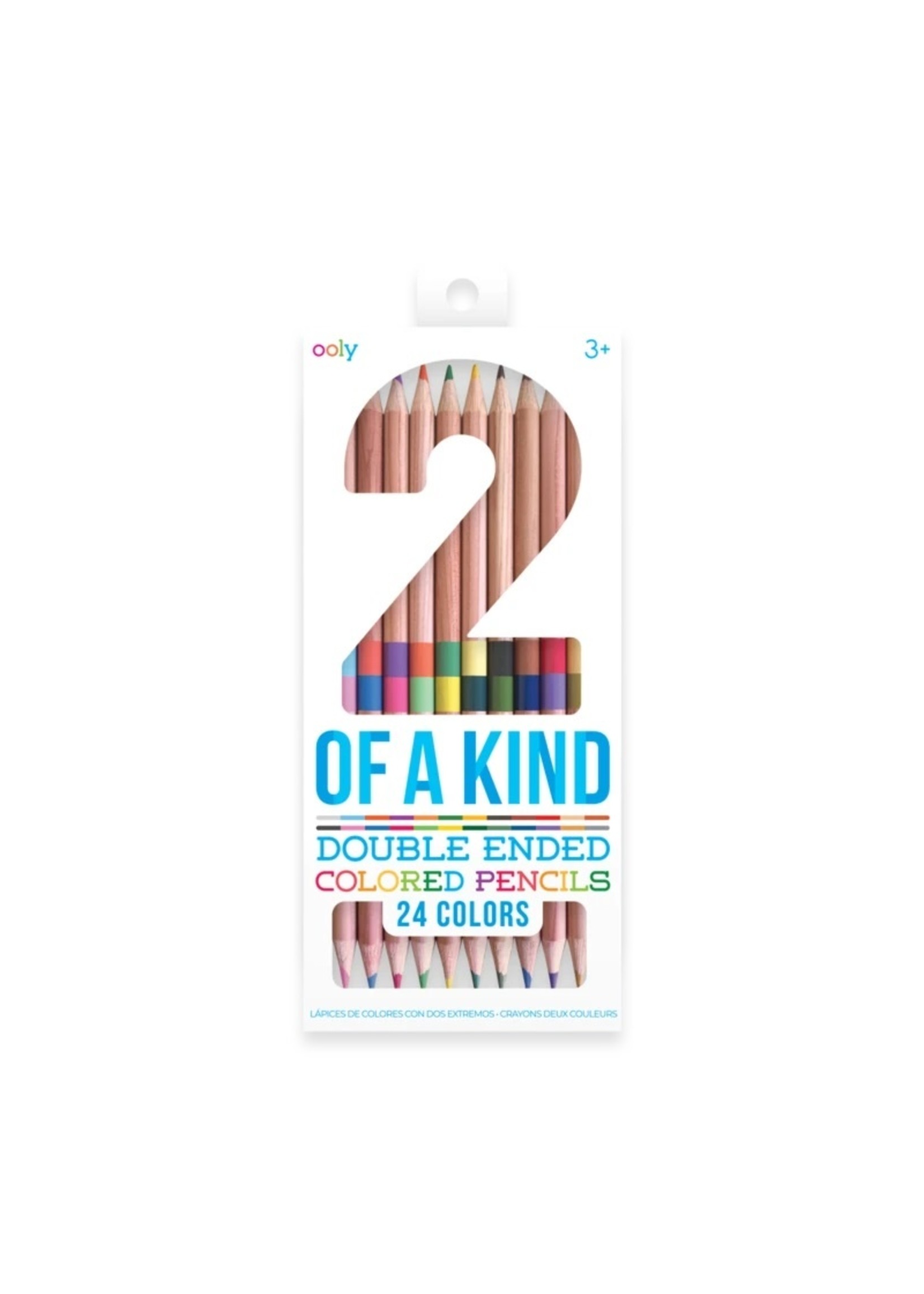 Ooly Two of a Kind Colored Pencils-12pk/6