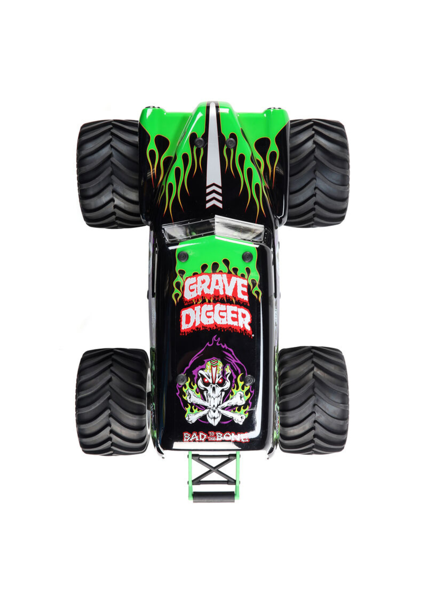 LMT 4X4 Solid Axle Monster Truck RTR, Grave DiggerGREEN