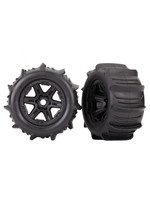 Traxxas 8674 - Paddle Tire / Black 3.8" Wheel