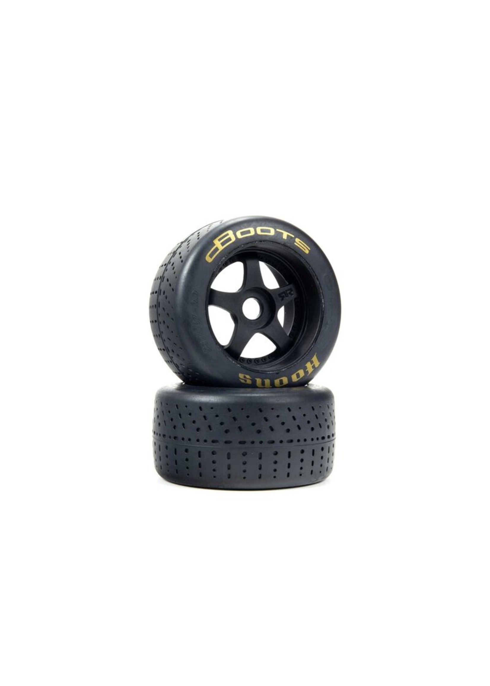 Arrma ARA550085 - 1/7 dBoots Hoons Rear 107 Gold Pre-Mounted Belted Tires