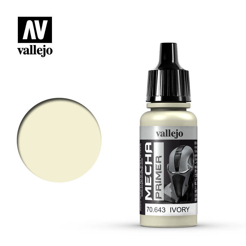 Vallejo 70.643 - Mecha Ivory Primer - Hub Hobby
