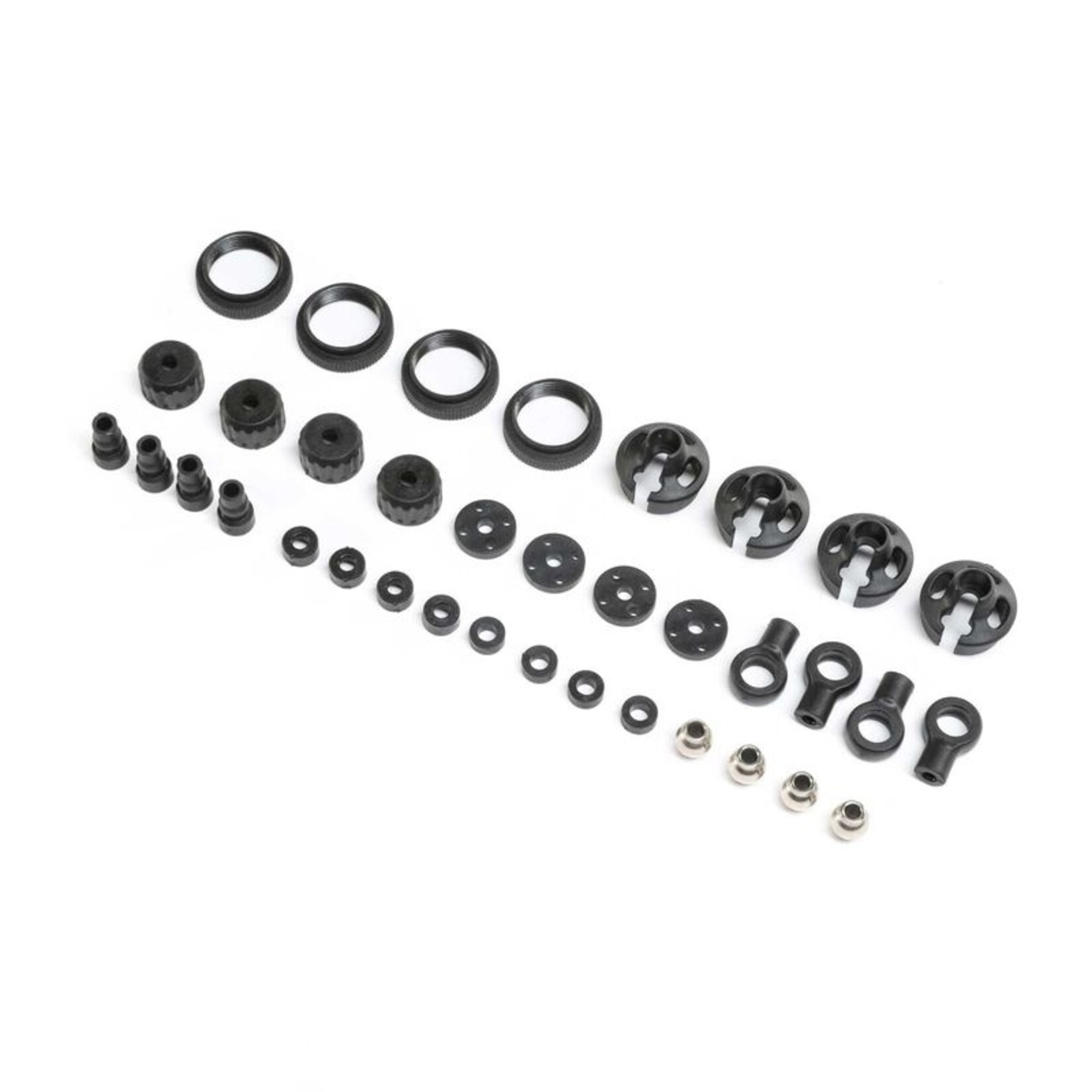 Losi LOS243014 - Shock Plastics & Balls (4): LMT