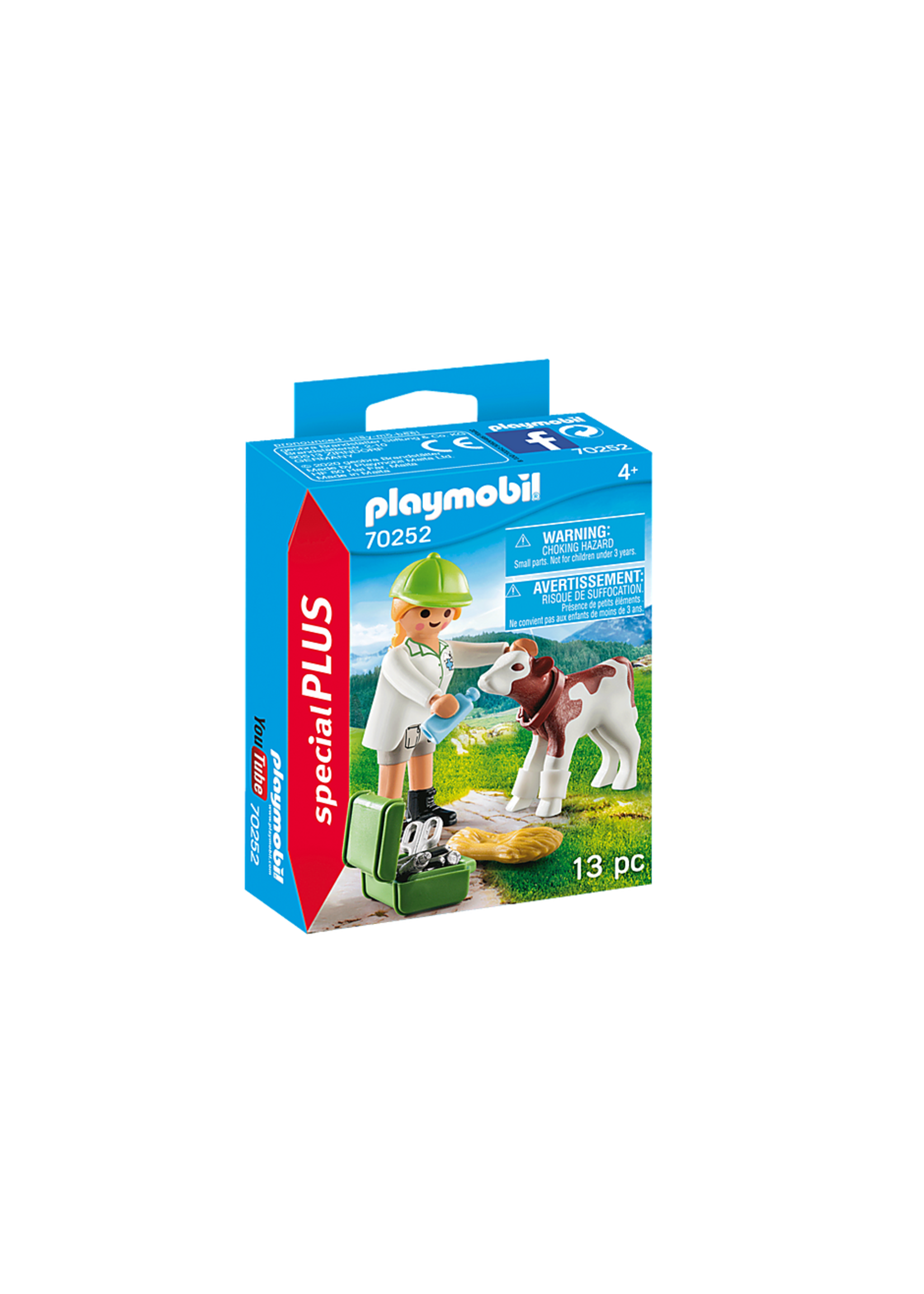 Playmobil 70252 - Vet with Calf