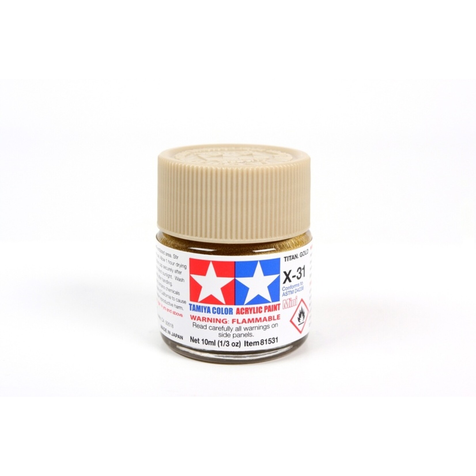 Tamiya X-31 - Titan Gold - 10ml Acrylic