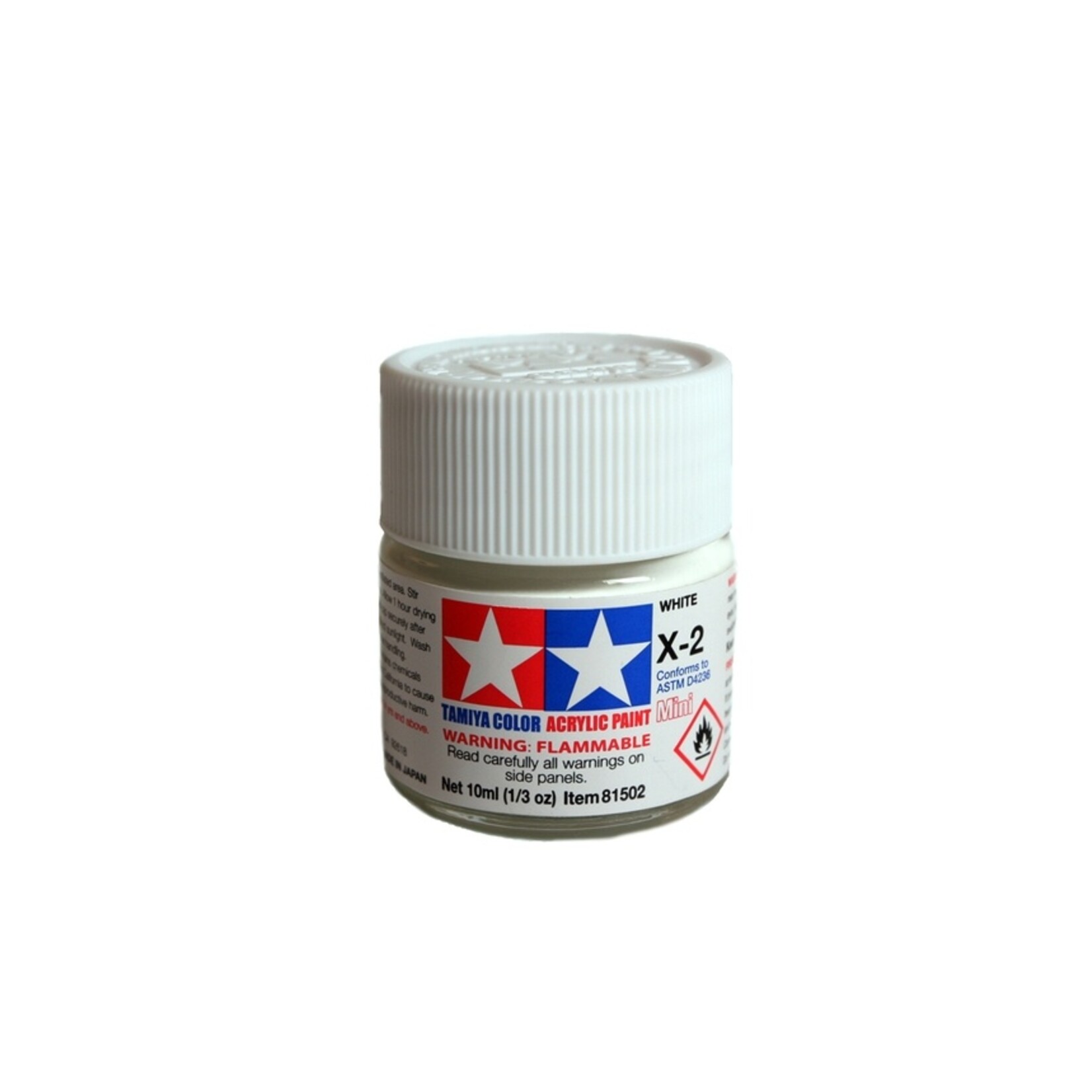 Tamiya X-2 - White - 10ml Acrylic