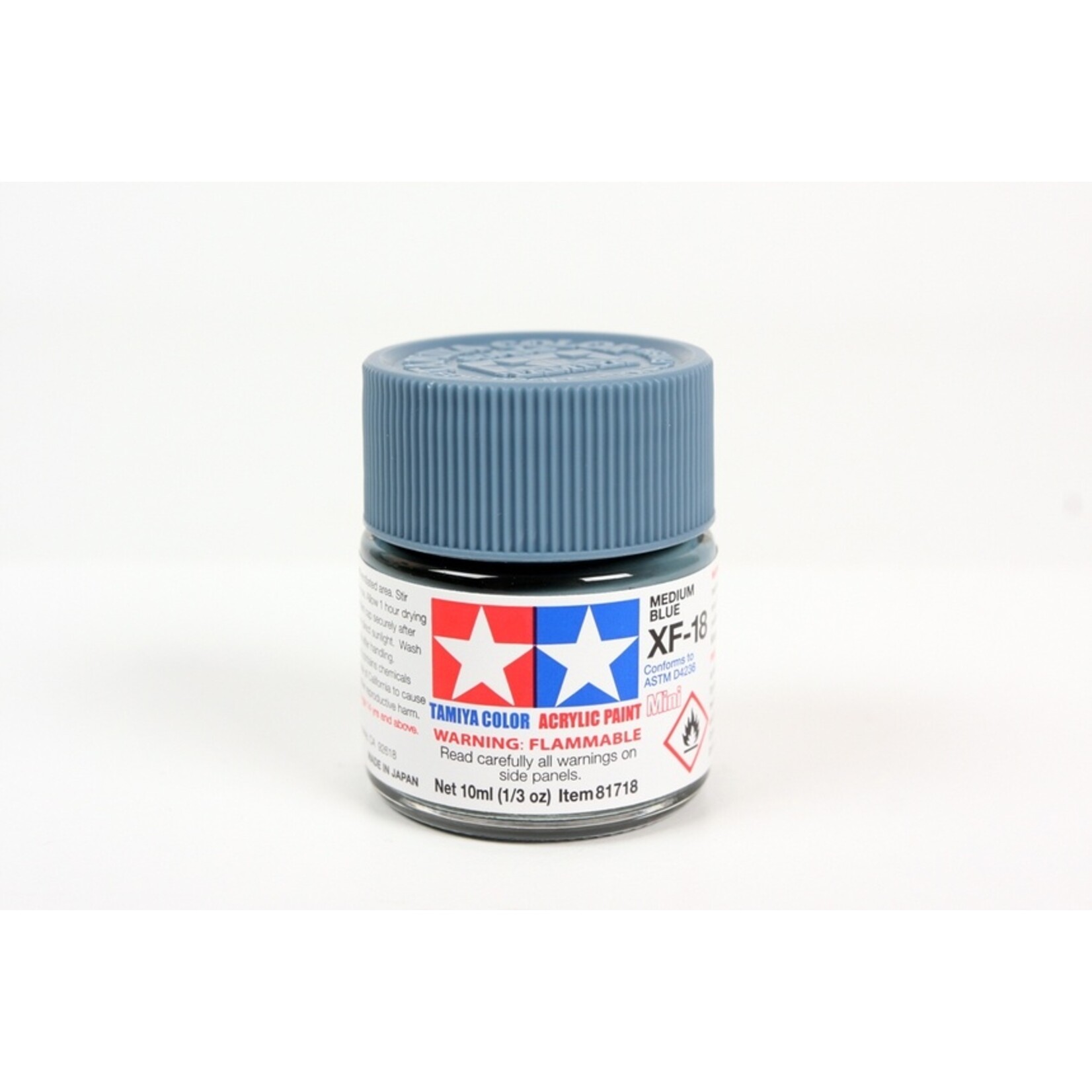 Tamiya XF-18 - Medium Blue - 10ml Acrylic