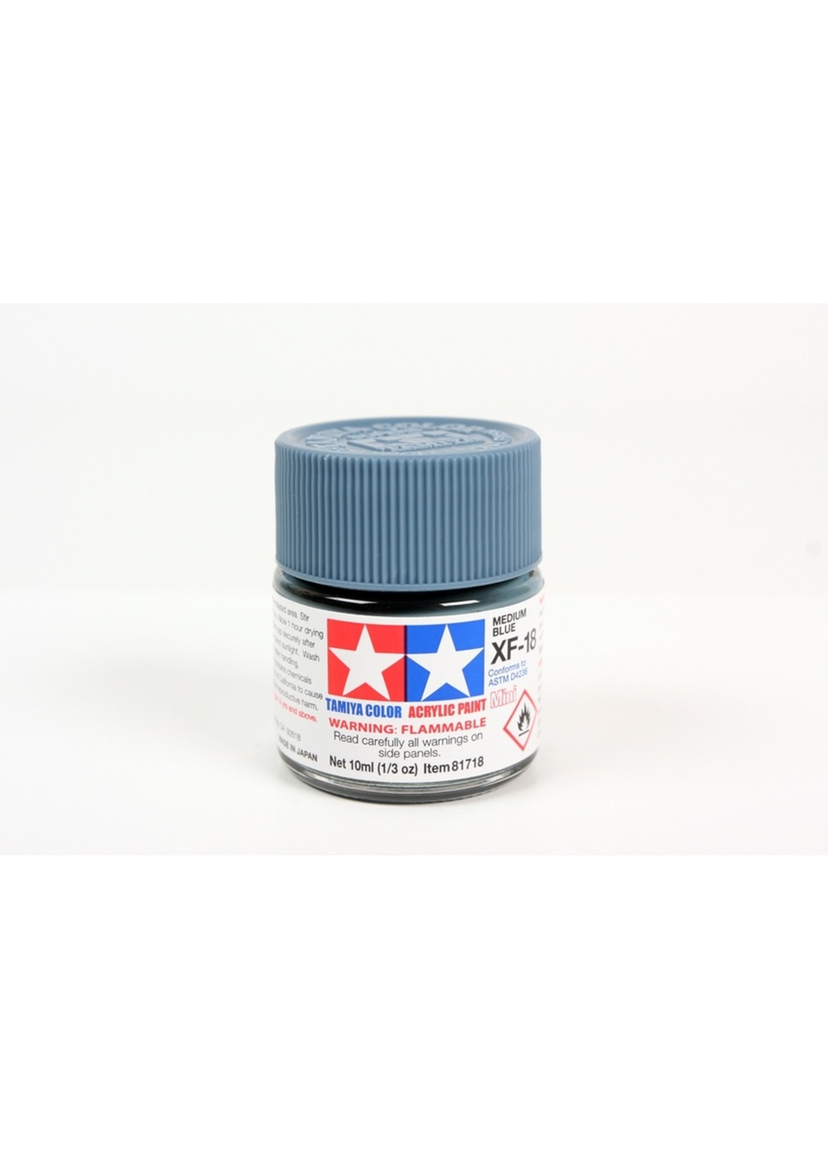 Tamiya XF-18 - Medium Blue - 10ml Acrylic