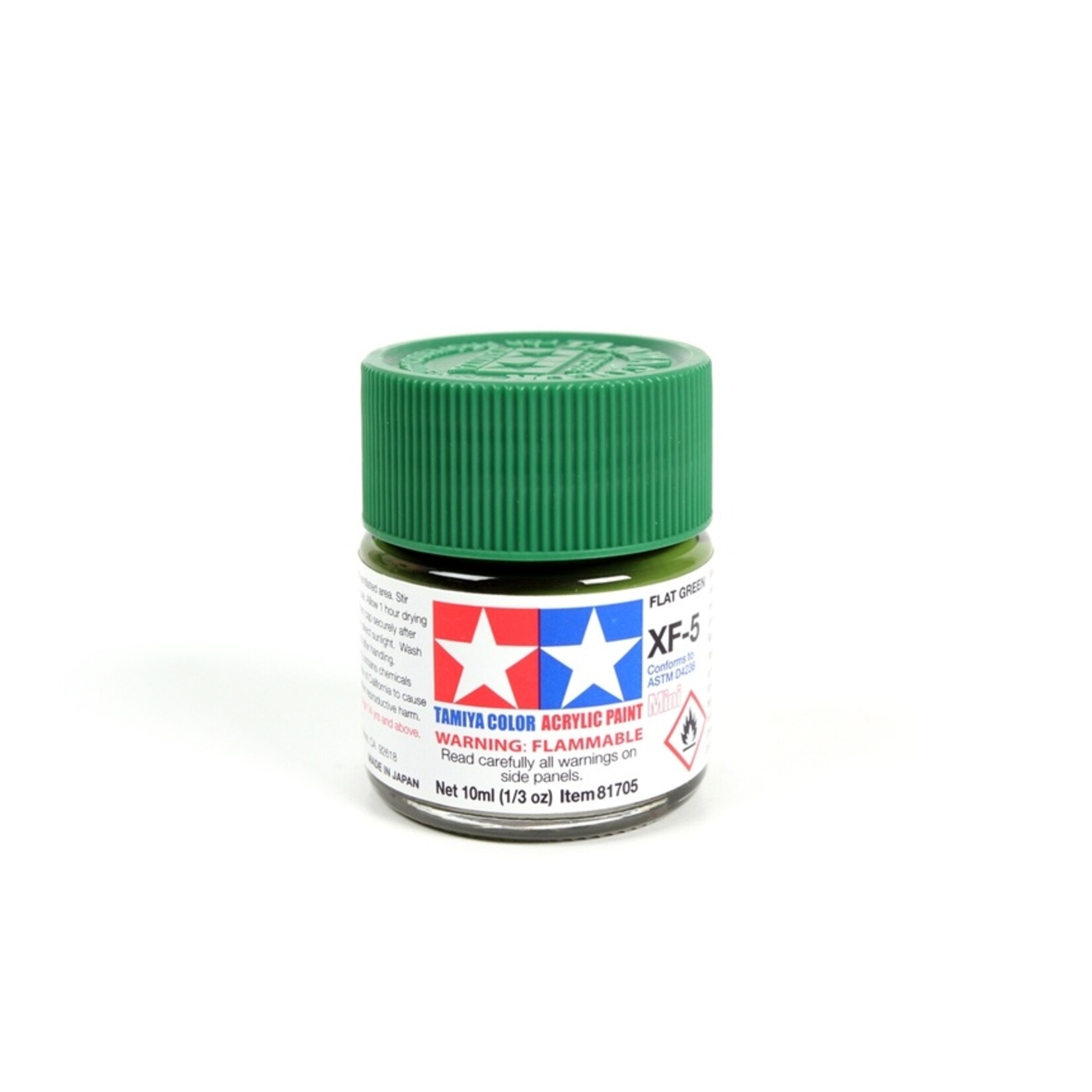 Tamiya XF-5 - Flat Green - 10ml Acrylic