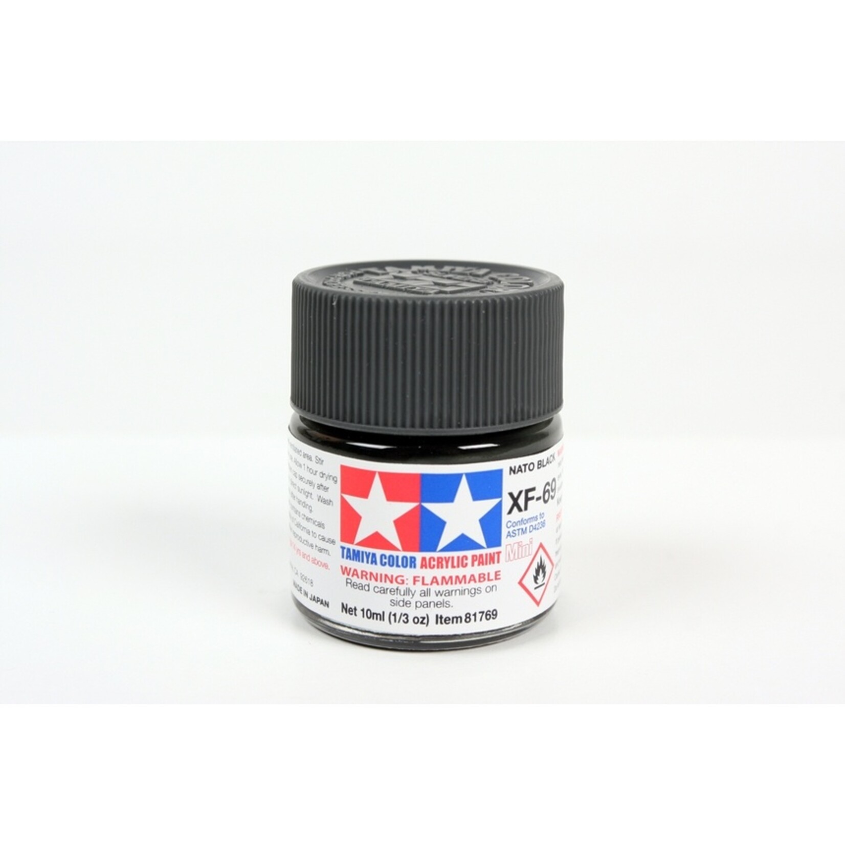 Tamiya XF-69 - NATO Black - 10ml Acrylic