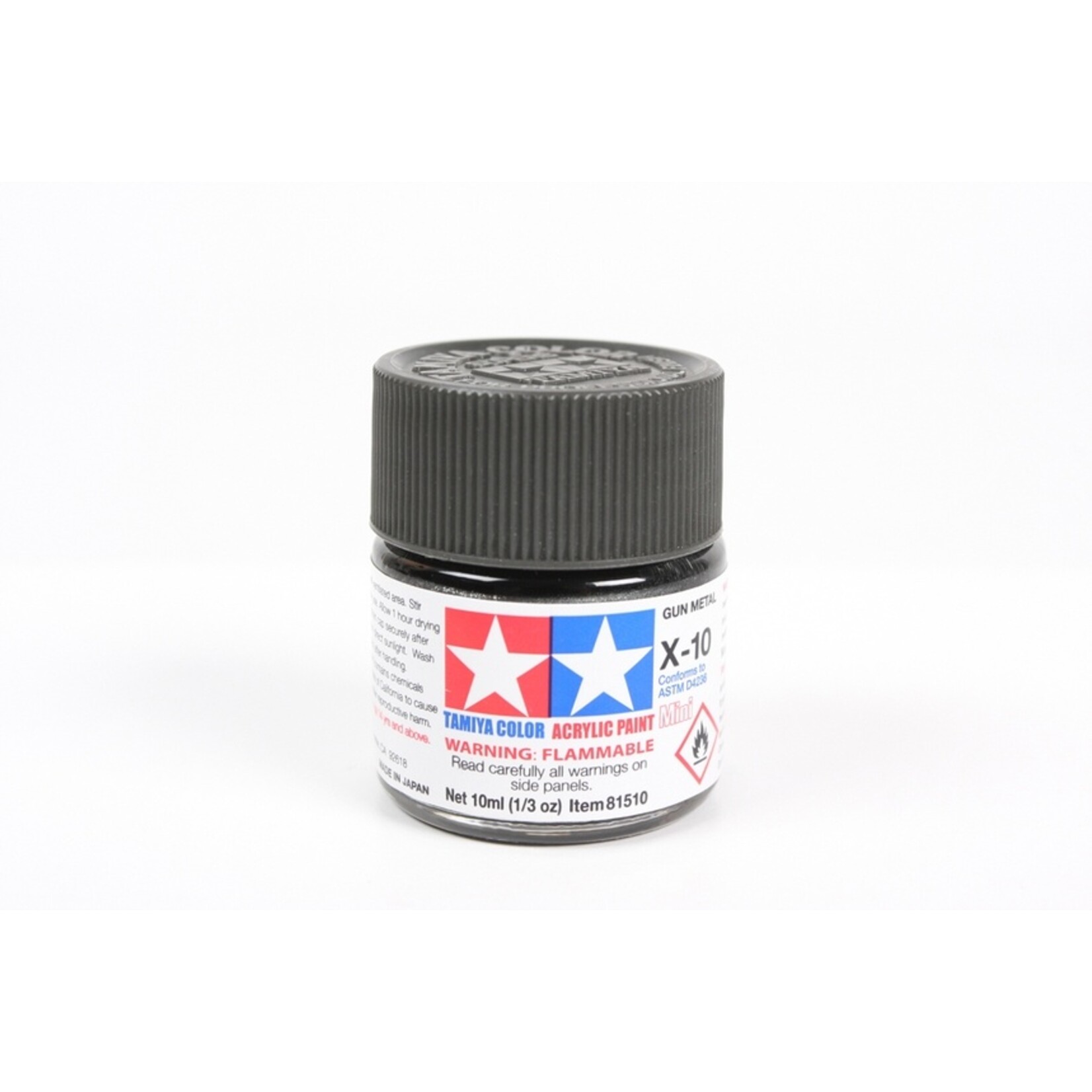 Tamiya X-10 - Gun Metal - 10ml Acrylic
