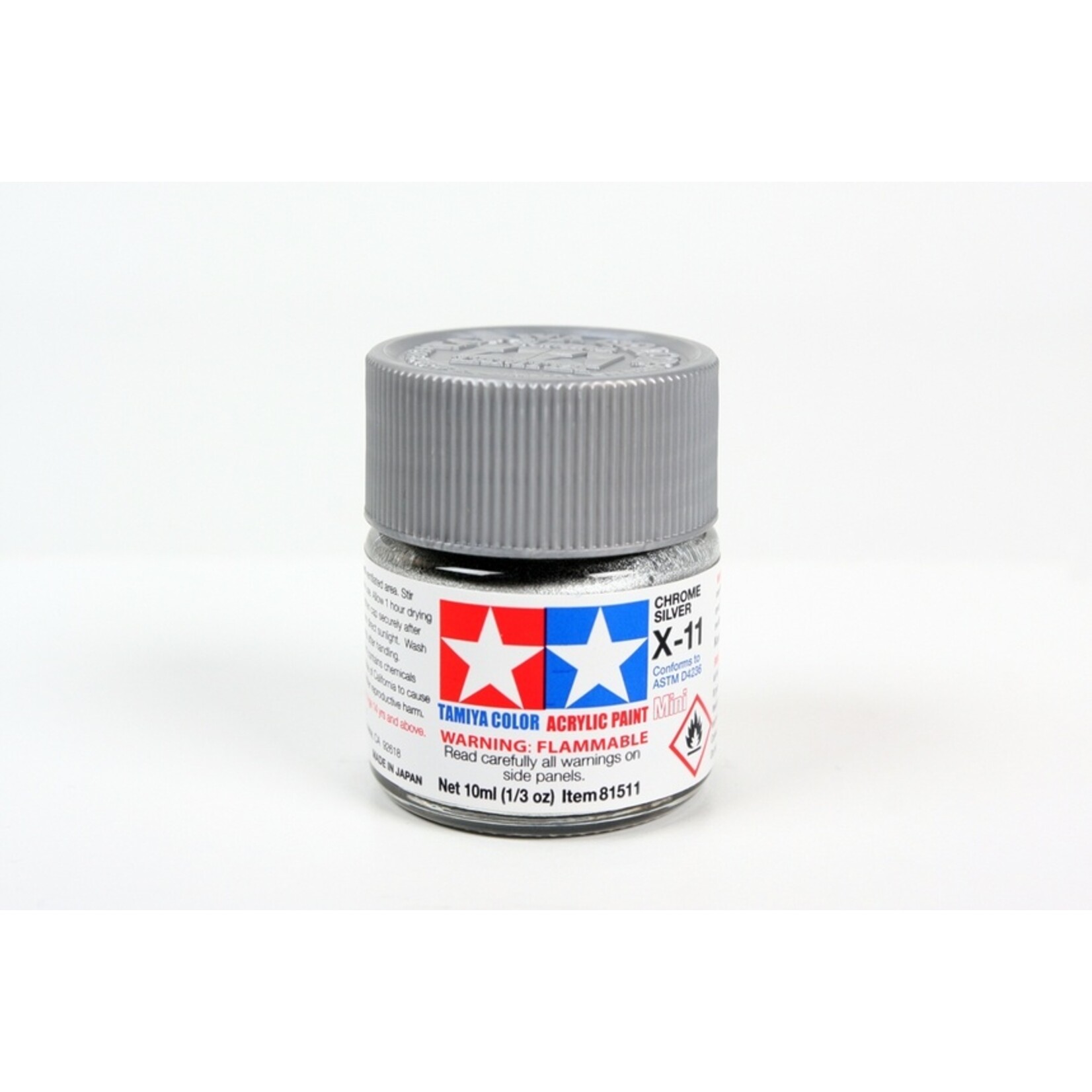 Tamiya X-11 - Chrome Silver - 10ml Acrylic