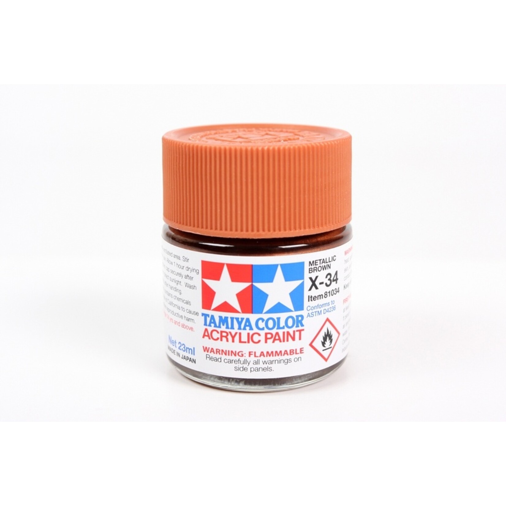 Tamiya X-34 - Metallic Brown - 23ml Acrylic