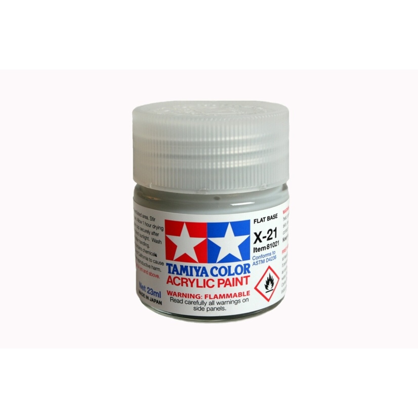Tamiya X-21 - Flat Base - 23ml Acrylic