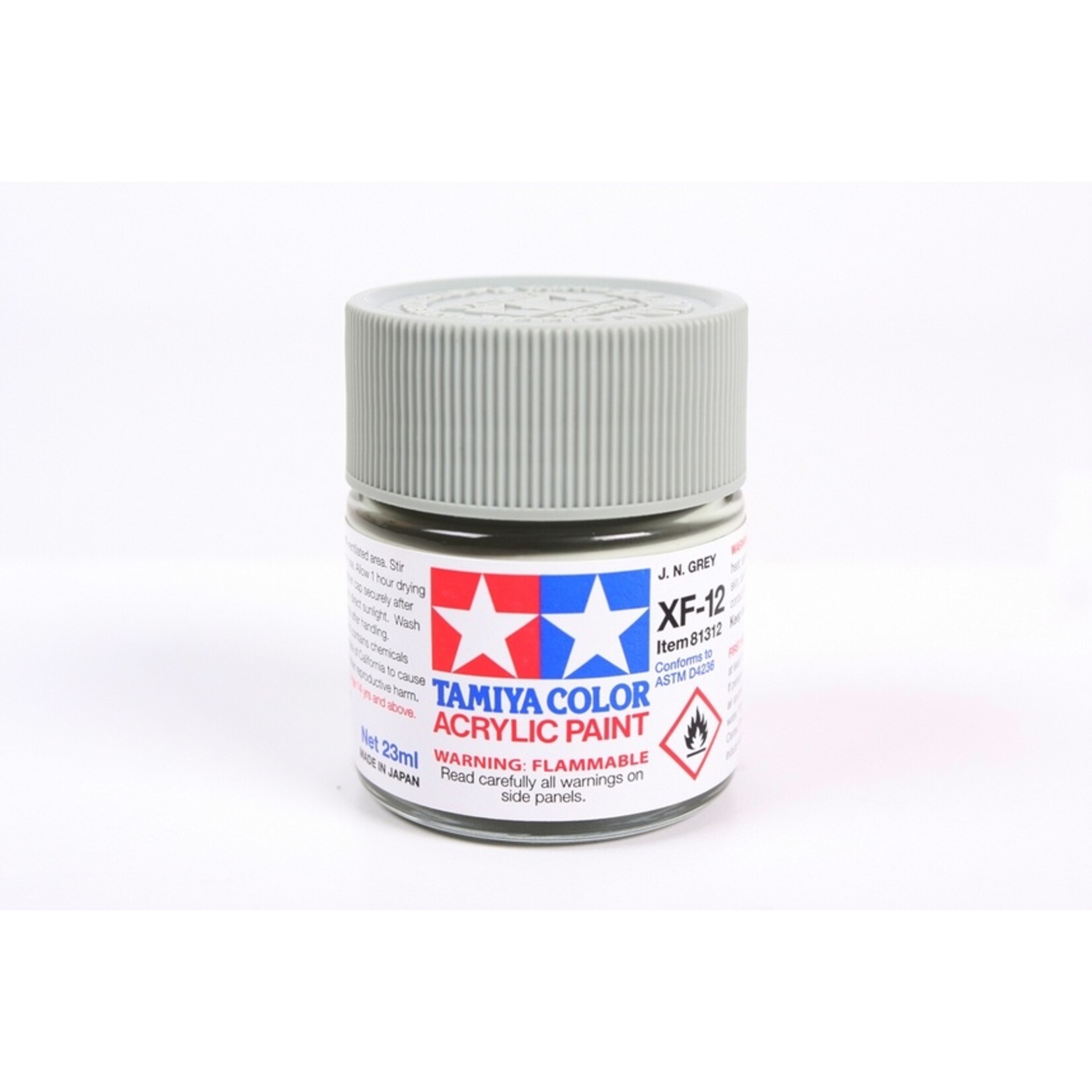 Tamiya XF-12 - J.N. Grey - 23ml Acrylic