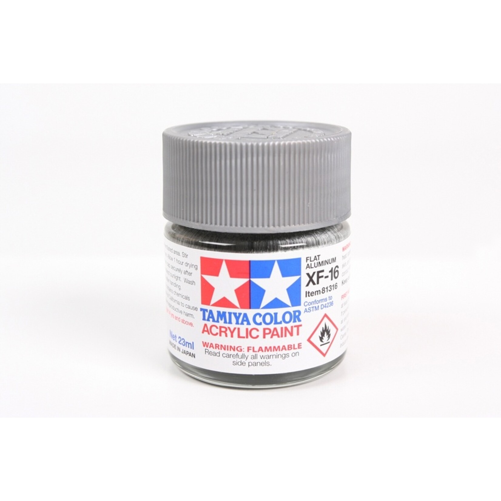 Tamiya XF-16 - Flat Aluminum - 23ml Acrylic