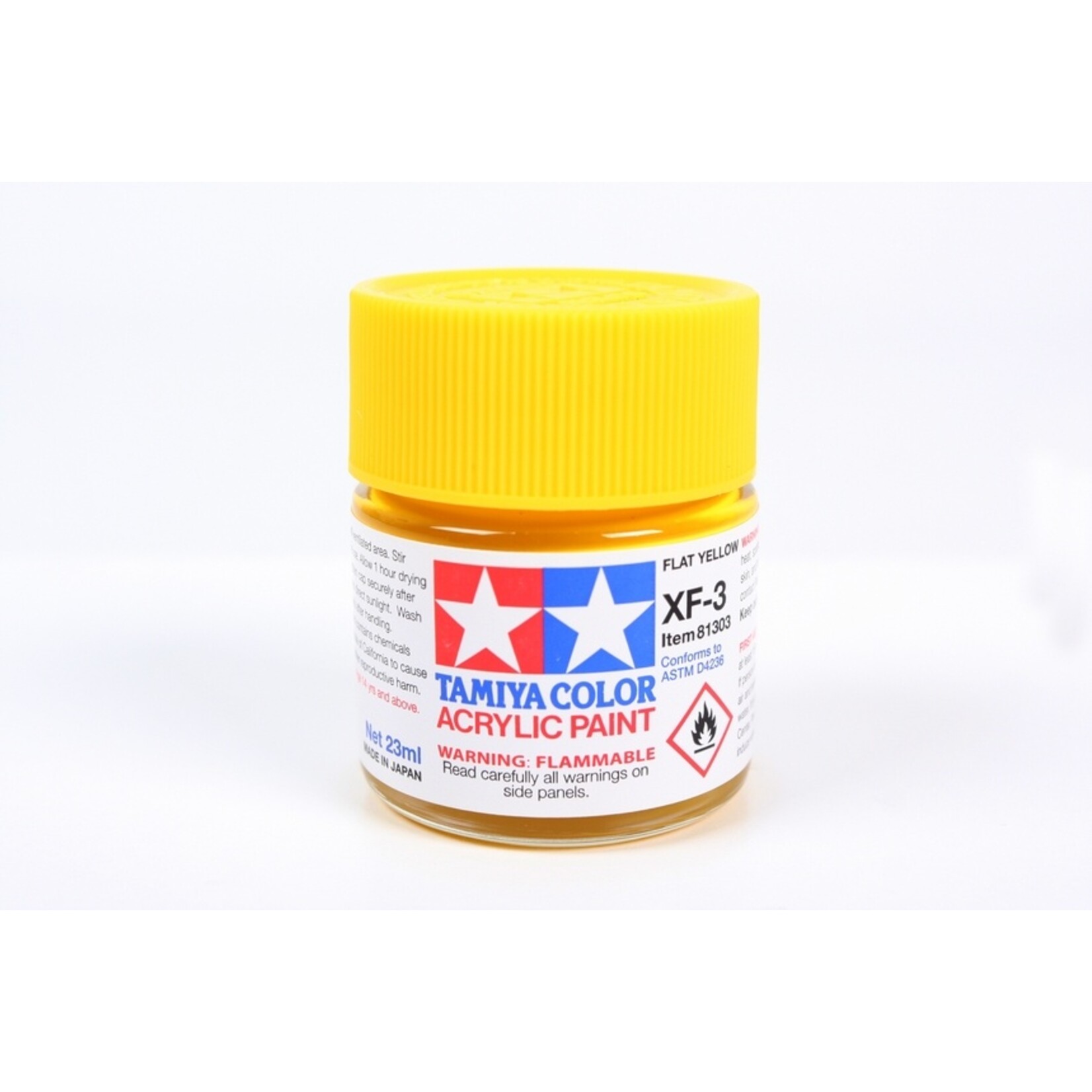 Tamiya XF-3 - Flat Yellow - 23ml Acrylic