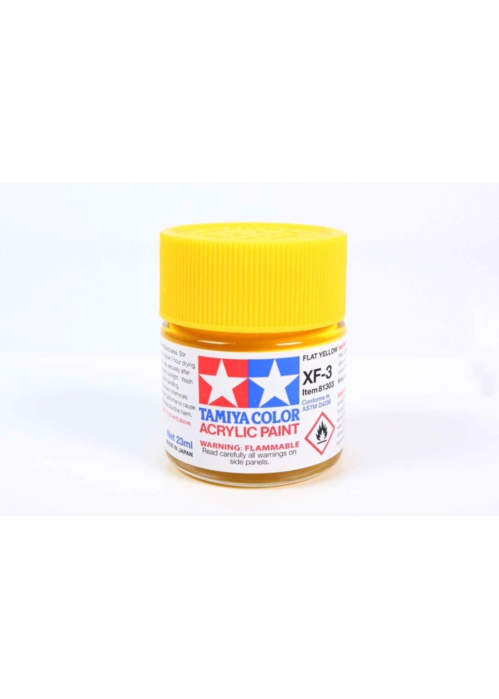 Tamiya XF-3 - Flat Yellow - 23ml Acrylic