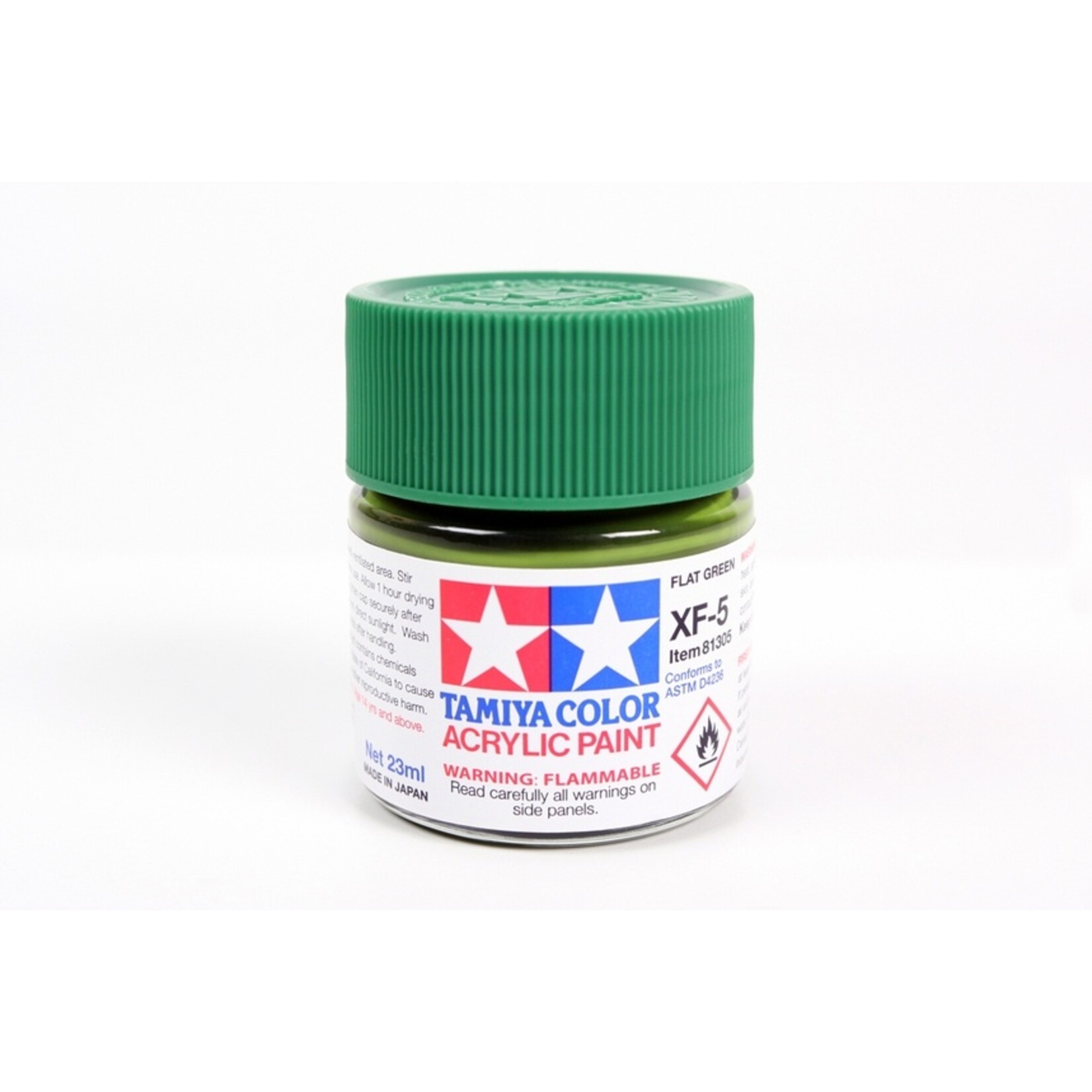 Tamiya XF-5 - Flat Green - 23ml Acrylic