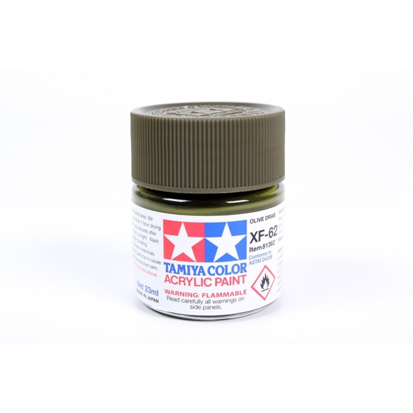 Tamiya XF-62 - Olive Drab - 23ml Acrylic