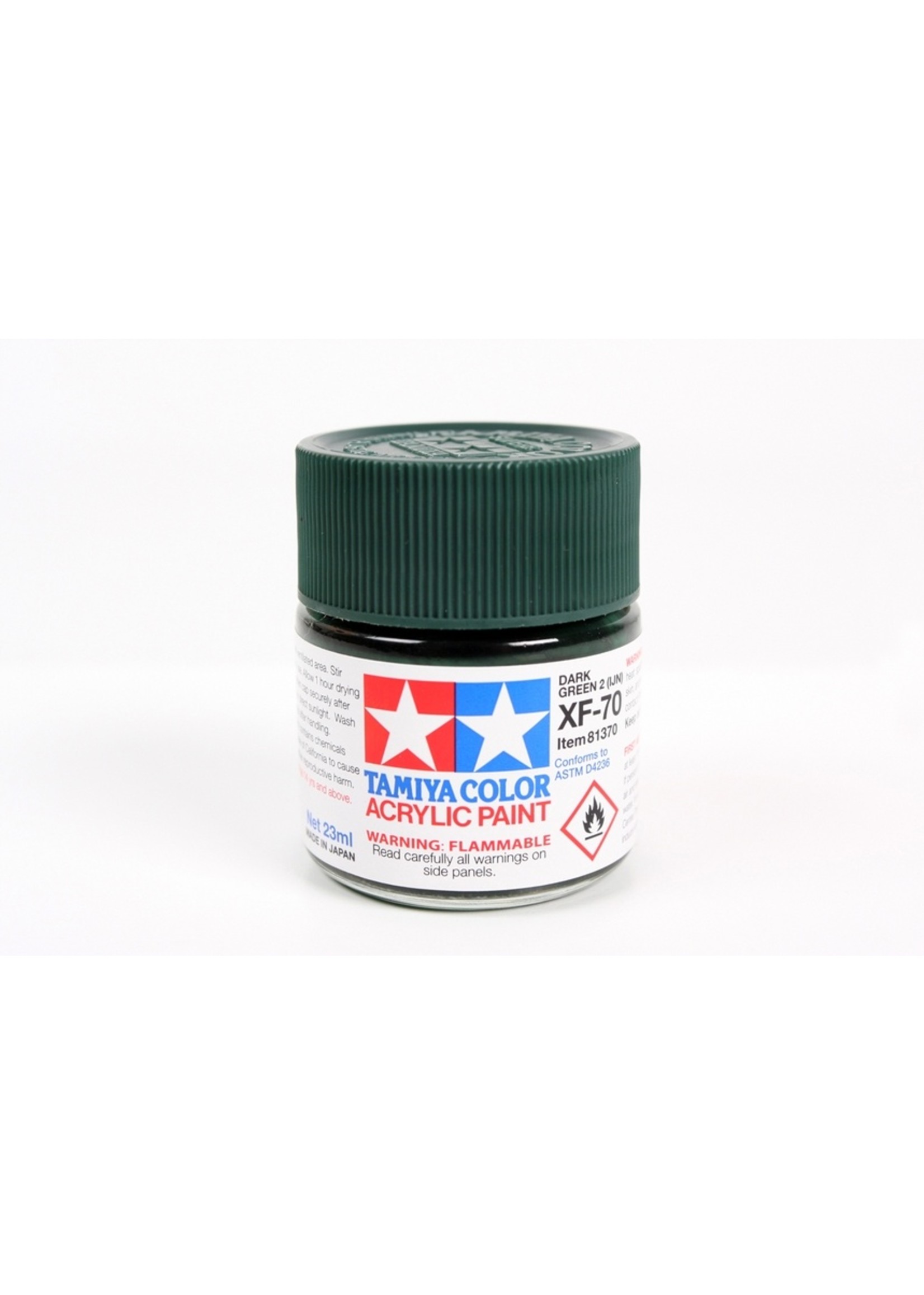 Tamiya XF-70 - Dark Green 2 - 23ml Acrylic