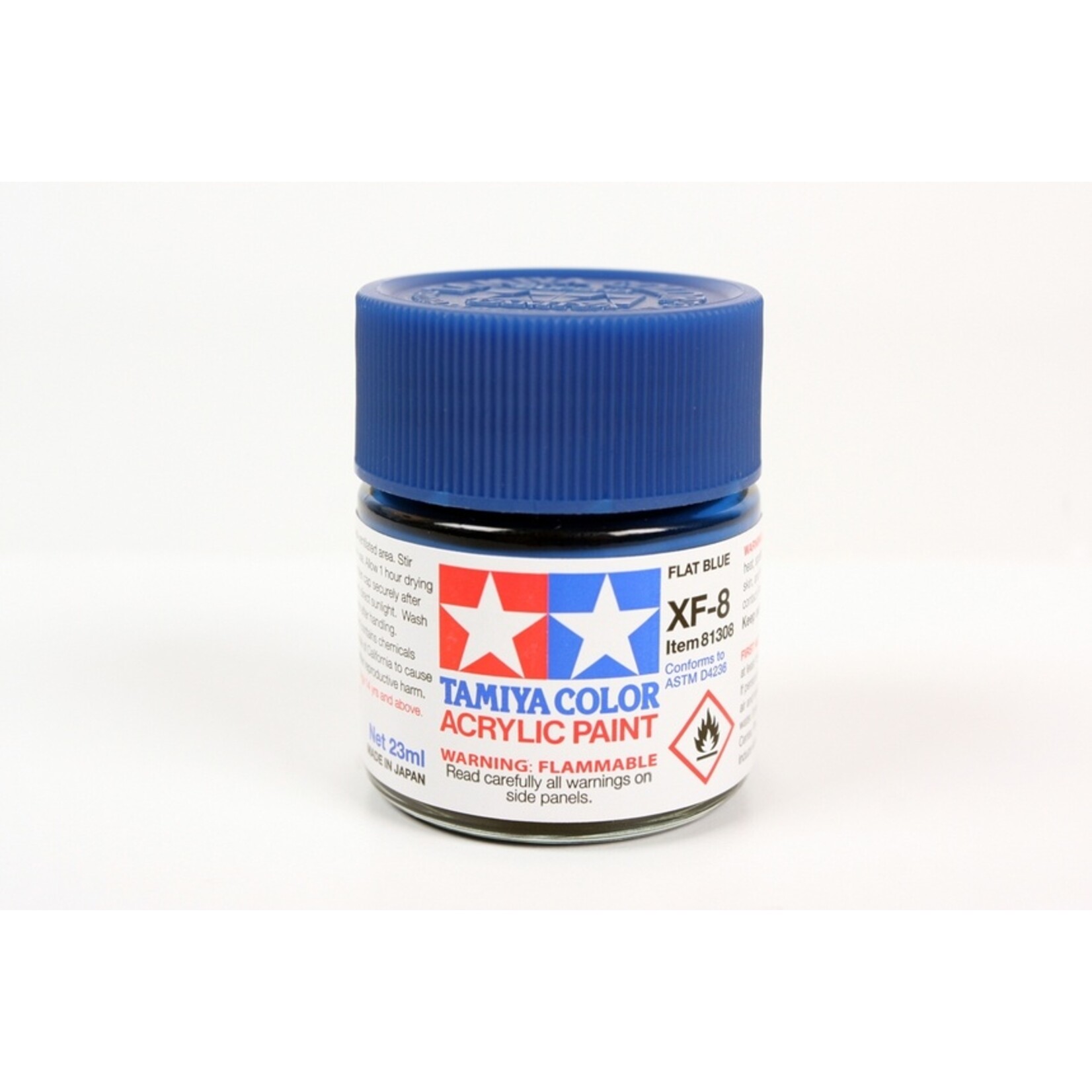 Tamiya XF-8 - Flat Blue - 23ml Acrylic