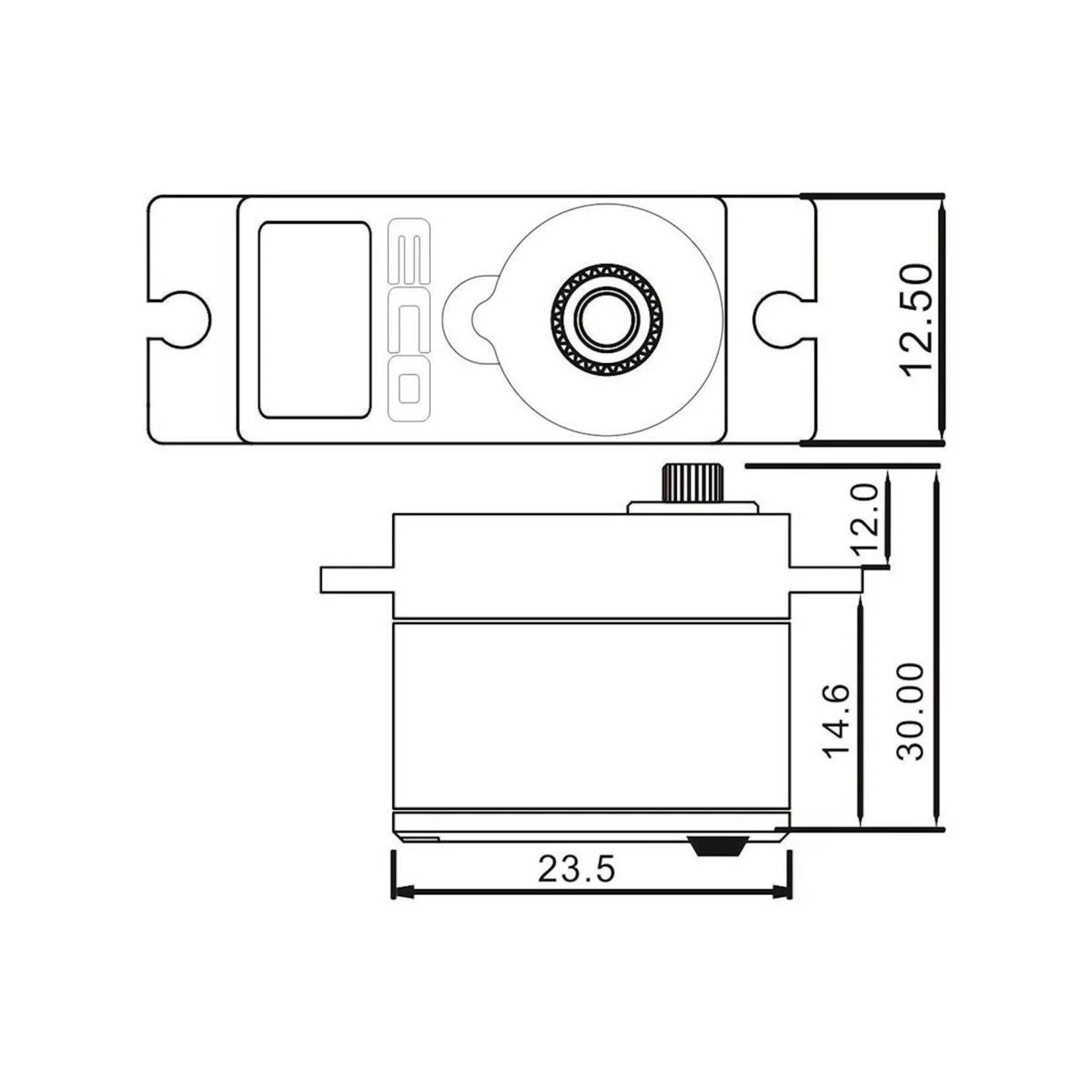 EcoPower 640T - 13g Digital Sub-Micro MG Servo