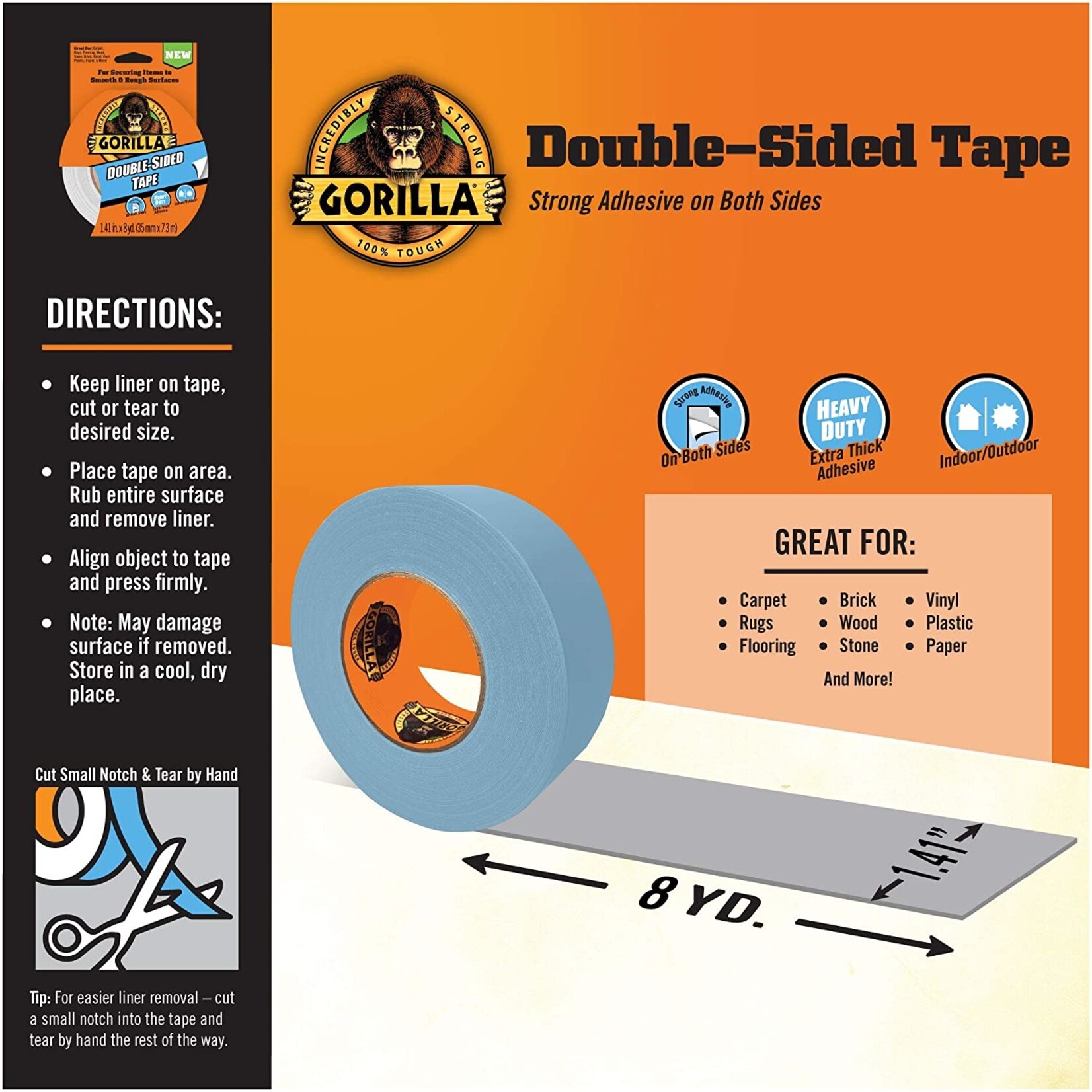 Gorilla Glue 100925 - Gorilla Double Sided Tape