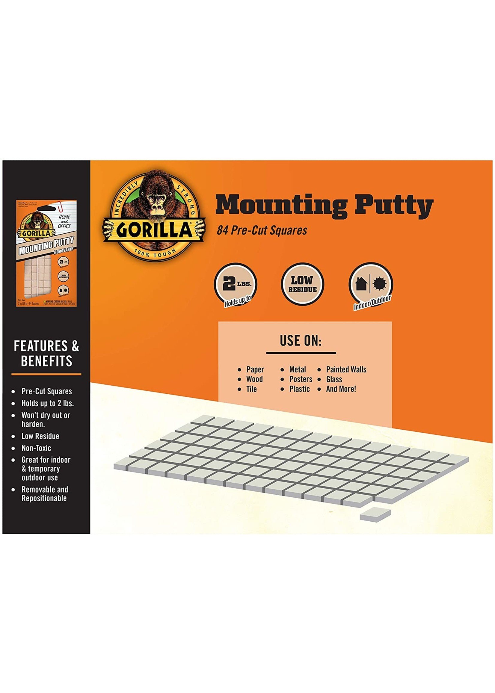 Gorilla Mounting Putty - 2 oz