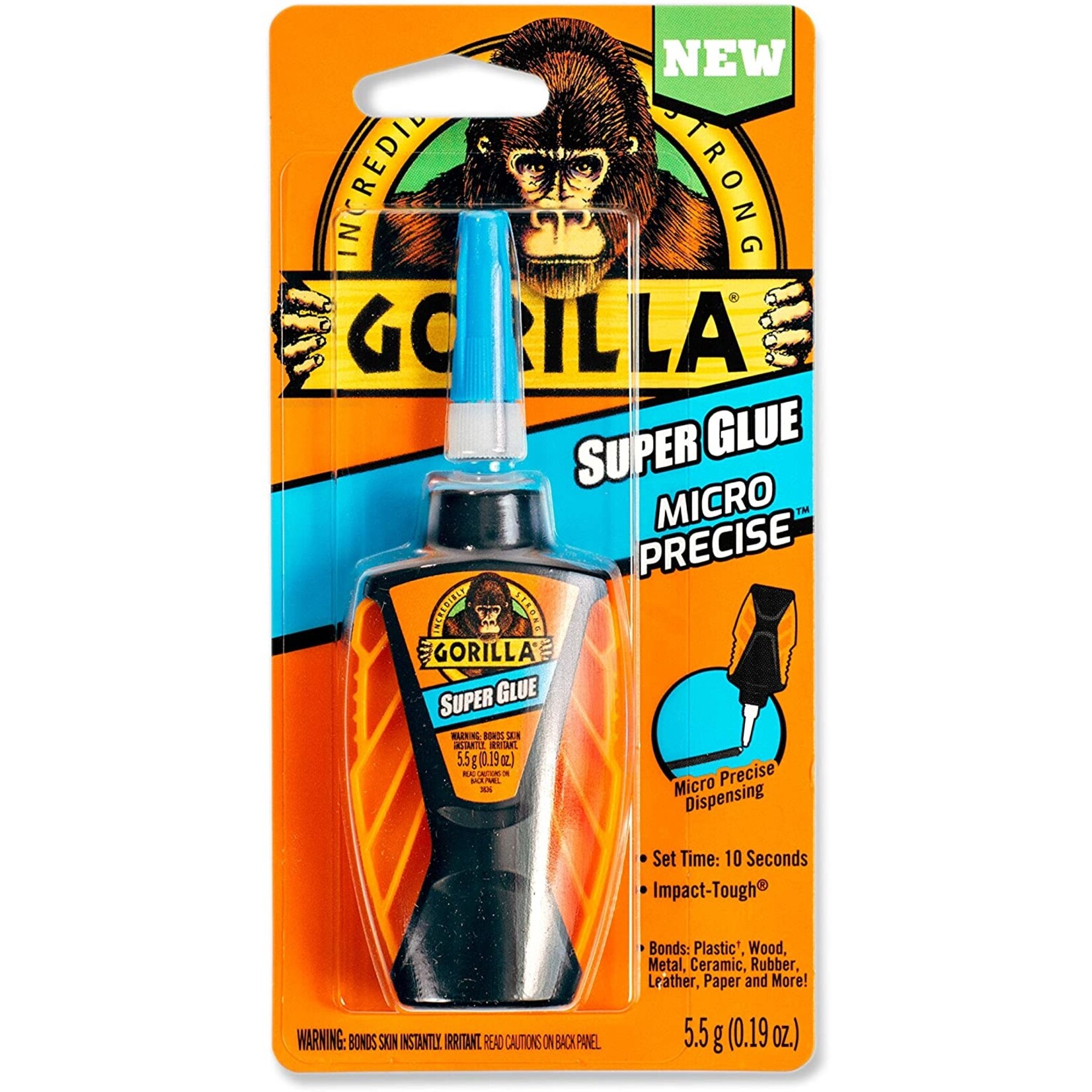 Gorilla Glue 102812 - Gorilla Super Glue "Micro Precise" Liquid (5.5g)
