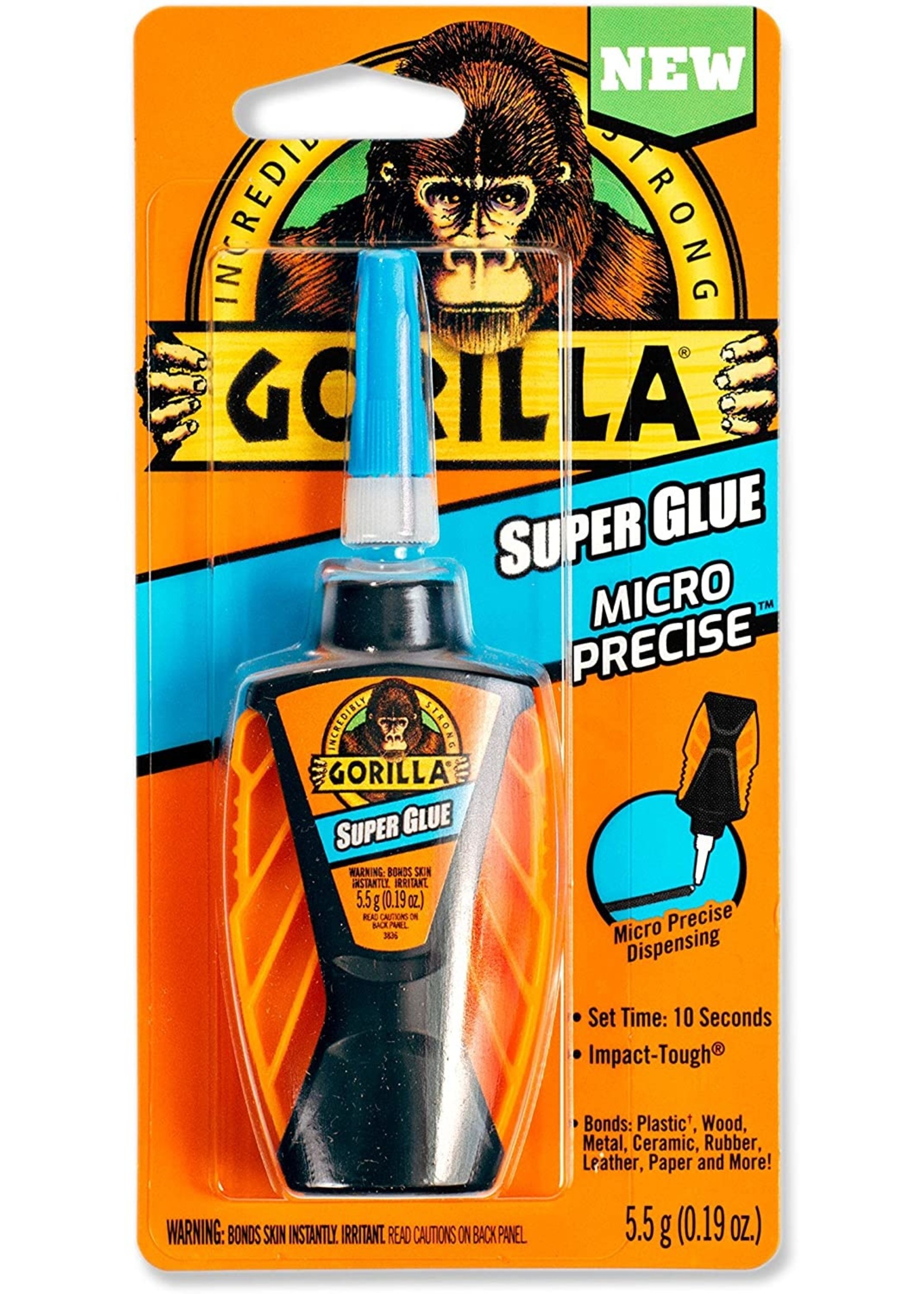 Gorilla Glue 102812 - Gorilla Super Glue Micro Precise Liquid (5.5g) -  Hub Hobby