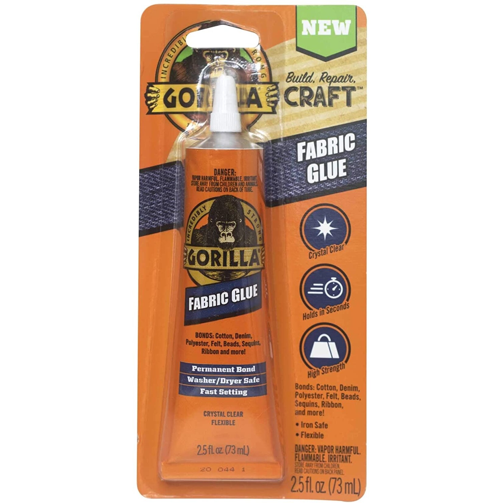 Gorilla Glue 8025507 - Gorilla Fabric Glue (2.5 oz)