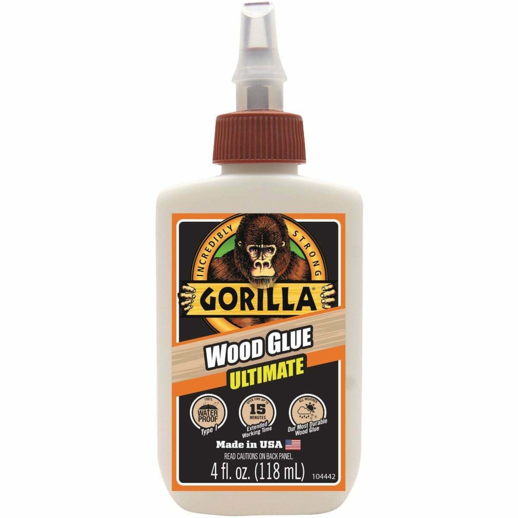 Gorilla Glue 104397 - Gorilla Ultimate Wood Glue (4oz)