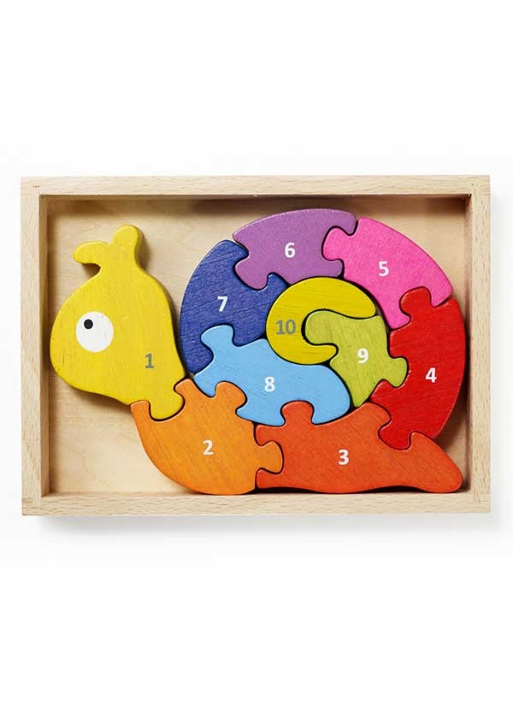 Begin Again Number Snail Puzzle