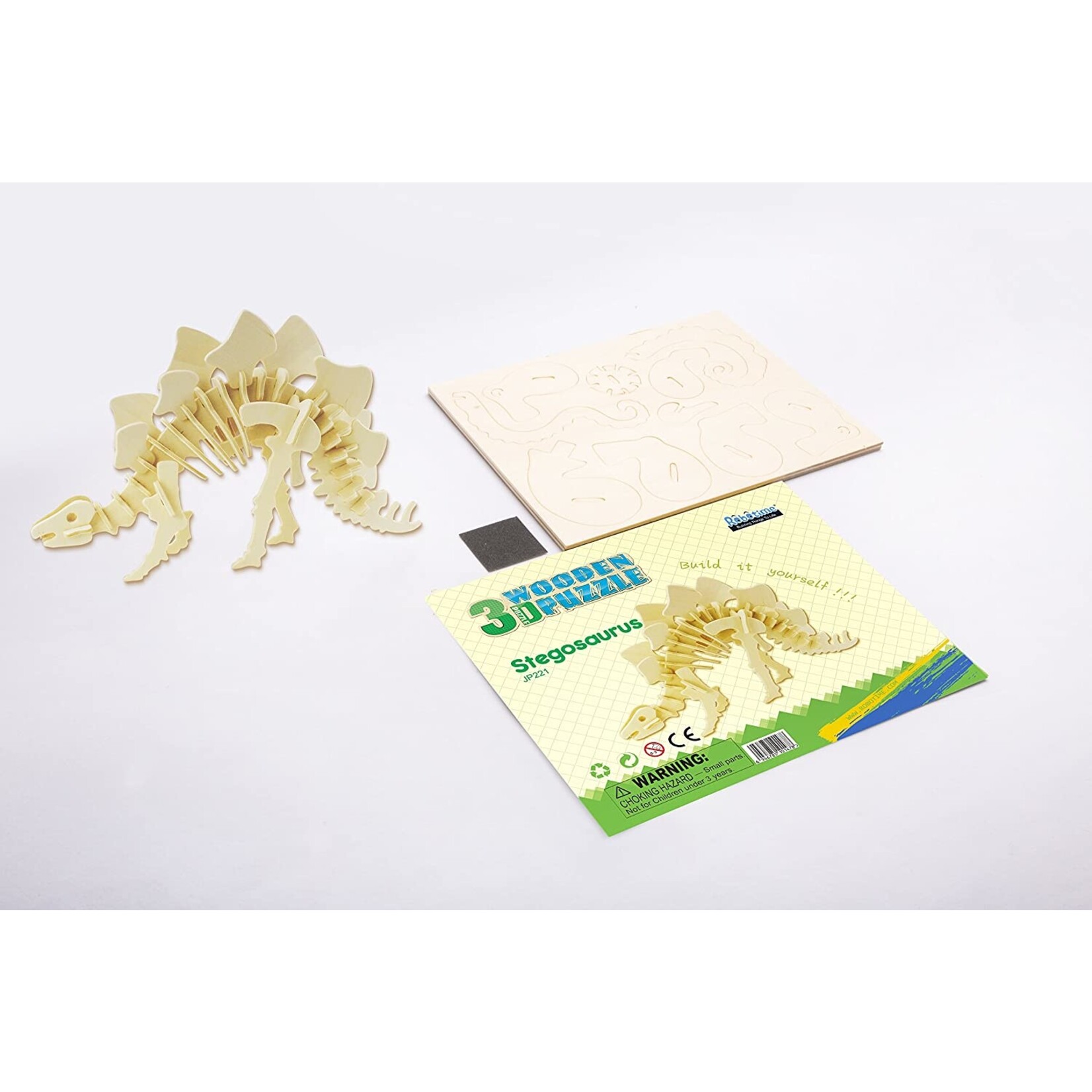 Hands Craft 3D Wooden Puzzle - Stegosaurus