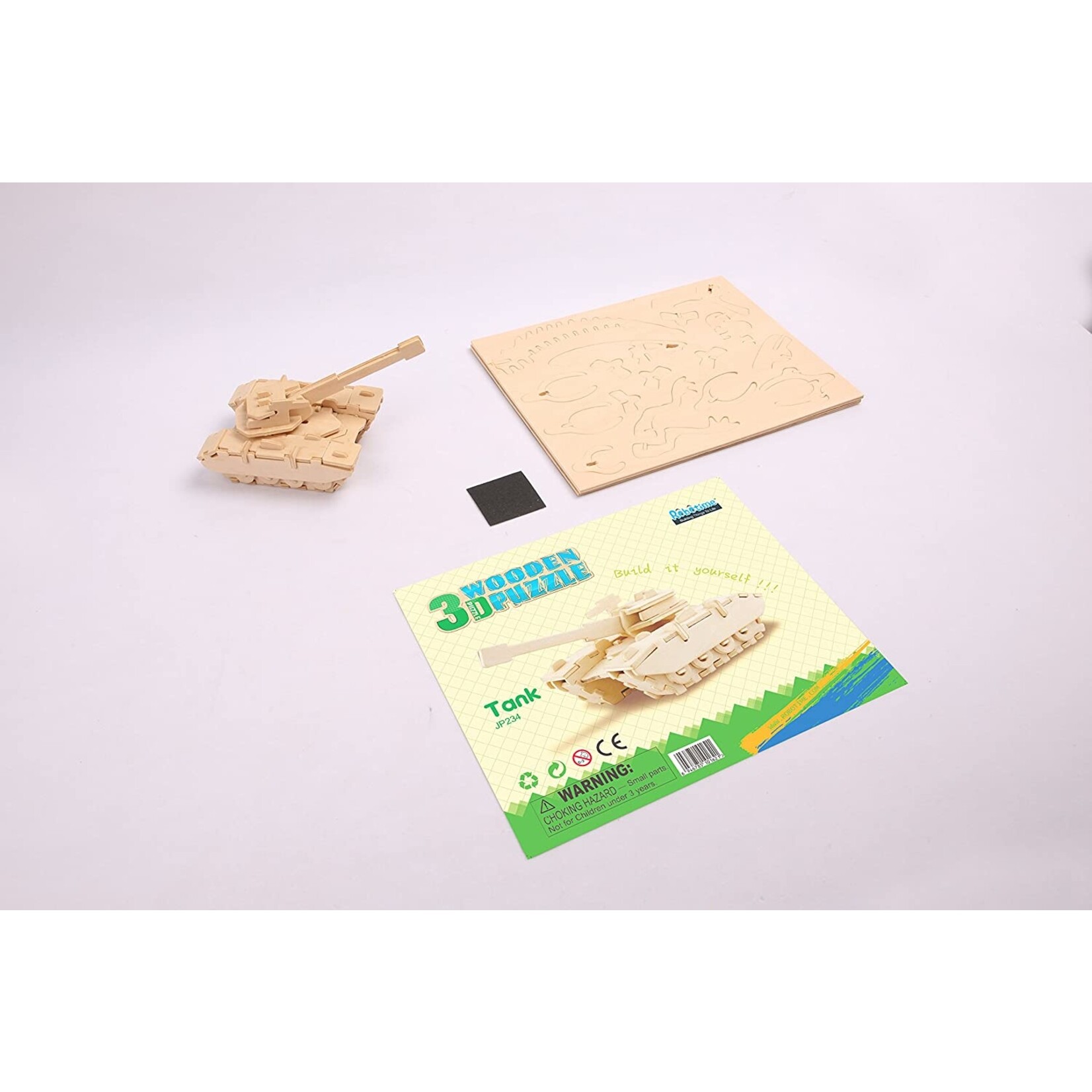 Hands Craft 3D Wooden Puzzle - Tank