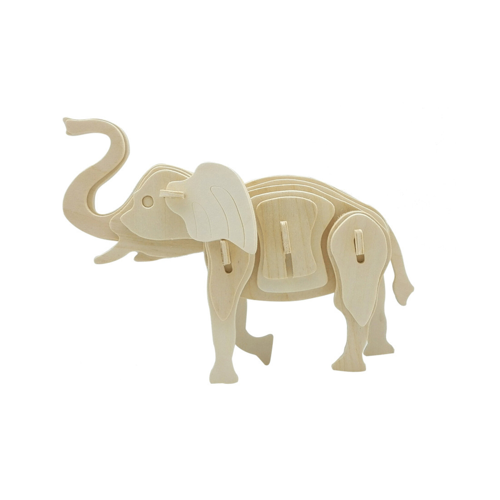 Hands Craft 3D Wooden Puzzle - Elephant