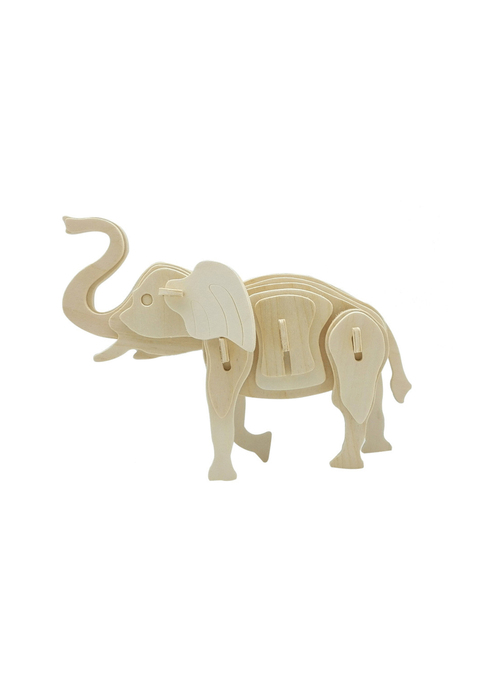Hands Craft 3D Wooden Puzzle - Elephant
