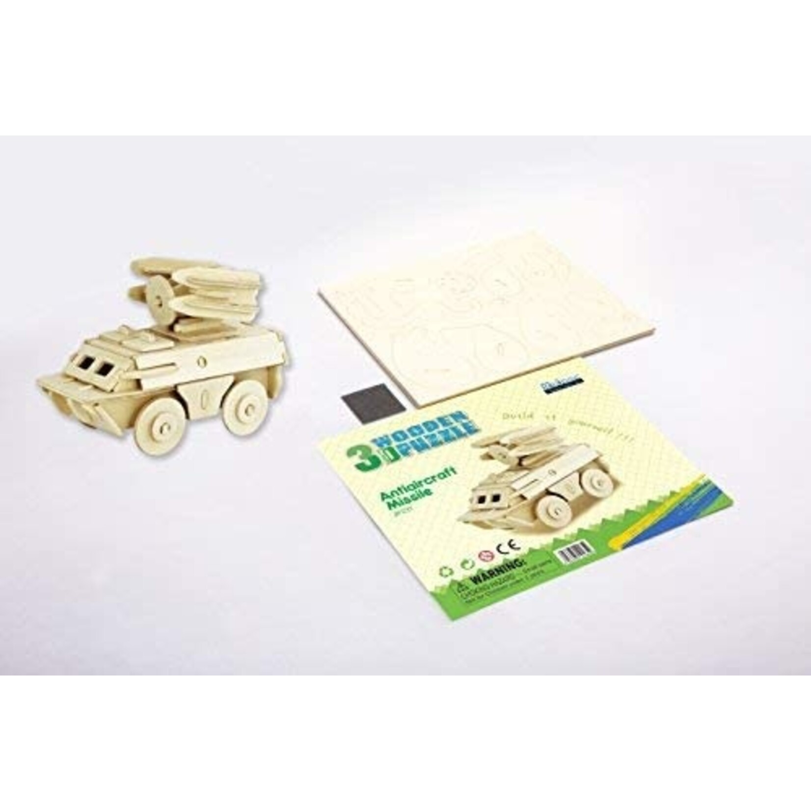 Hands Craft 3D Wooden Puzzle - Anti-Aircraft Missile