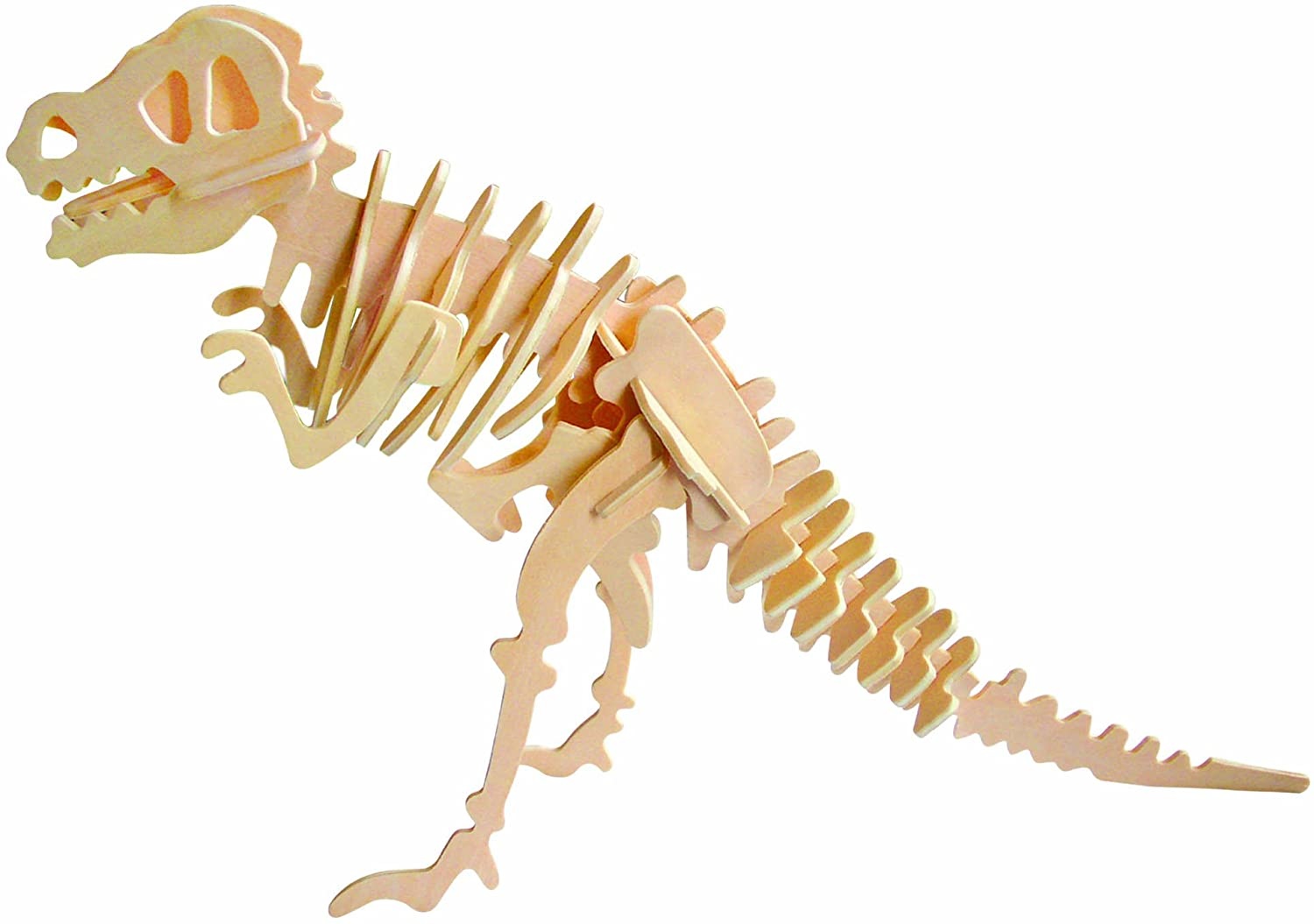 Dinosaurs: Tyrannosaurus & Bones Wooden Jigsaw Puzzle Layered - Funstra