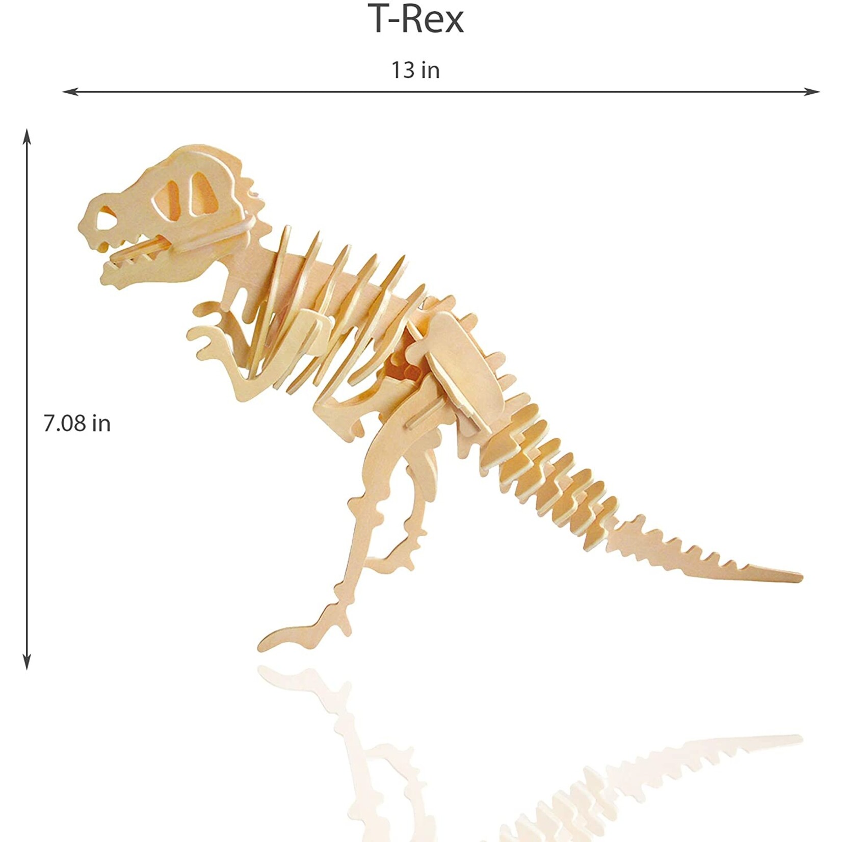 Hands Craft 3D Wooden Puzzle - T-Rex